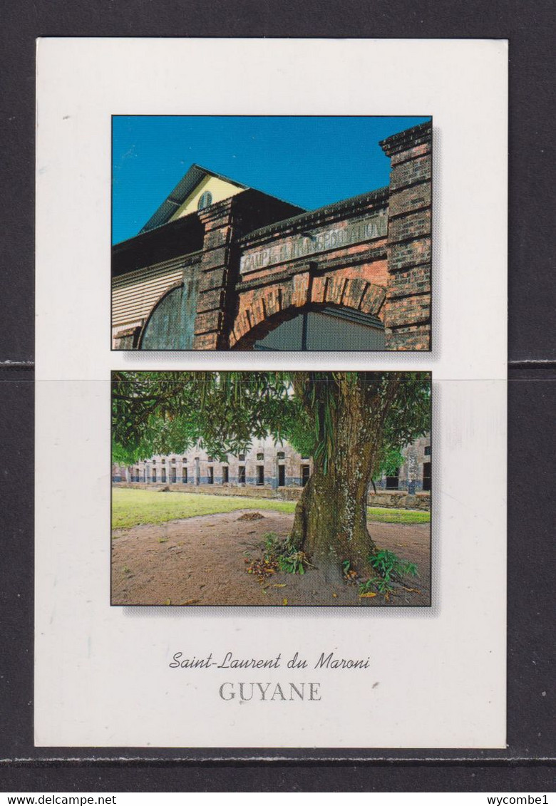 FRENCH GUIANA  -  Saint Laurent Du Maroni Dual View Used Postcard - Saint Laurent Du Maroni