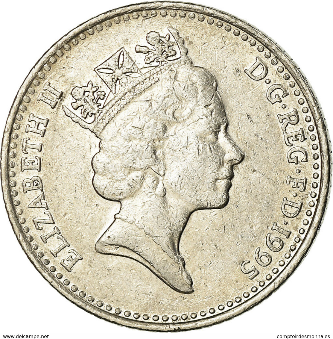 Monnaie, Grande-Bretagne, Elizabeth II, 10 Pence, 1995, TTB, Copper-nickel - 10 Pence & 10 New Pence