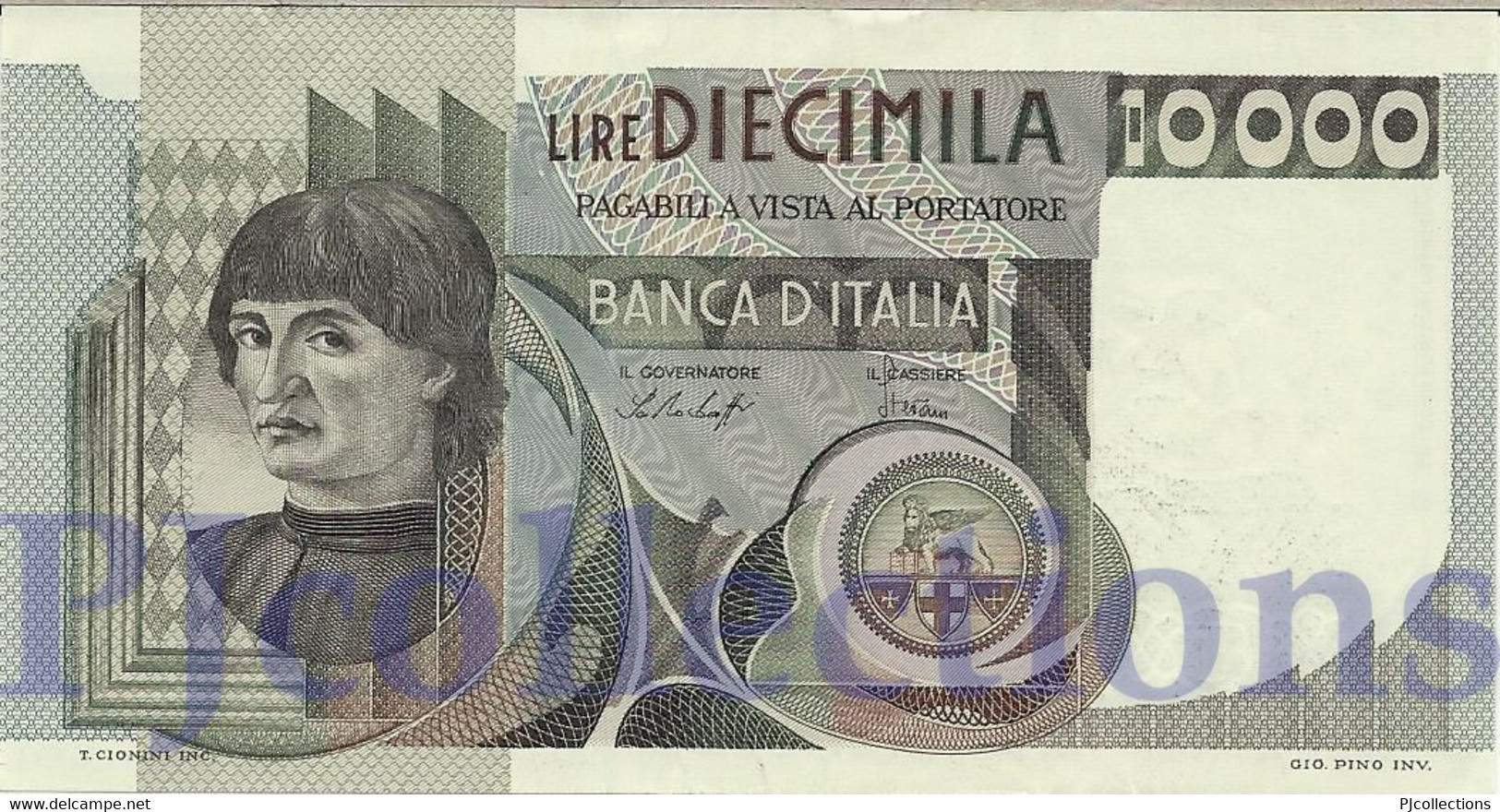 ITALIA - ITALY 10000 LIRE 1978 PICK 106a VF+ - 10.000 Lire