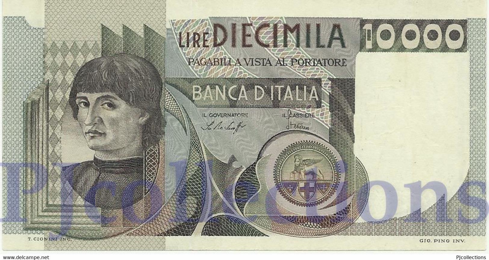 ITALIA - ITALY 10000 LIRE 1978 PICK 106a XF - 10.000 Lire