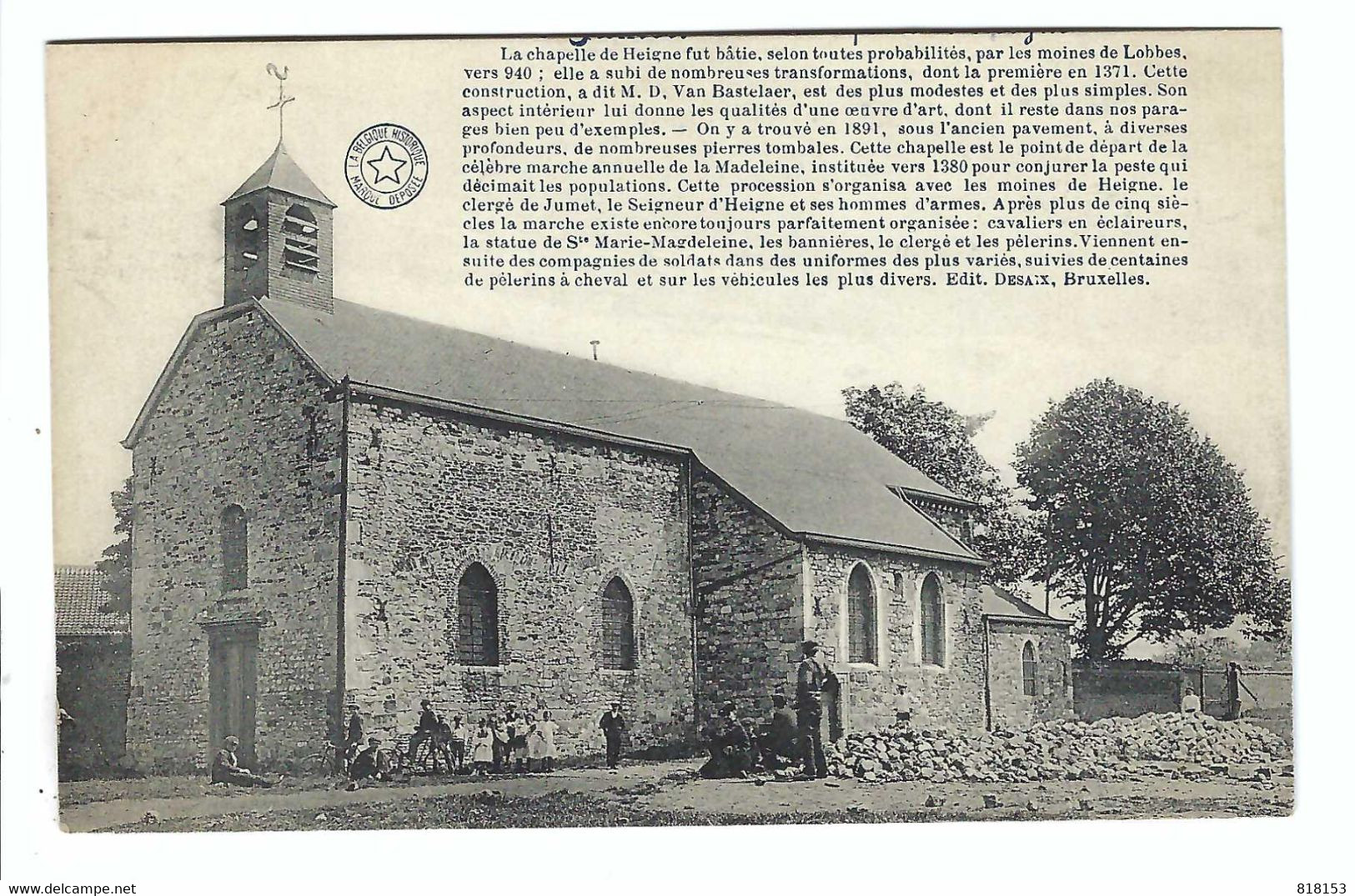 La Chapelle De Heigne 1920 - Charleroi