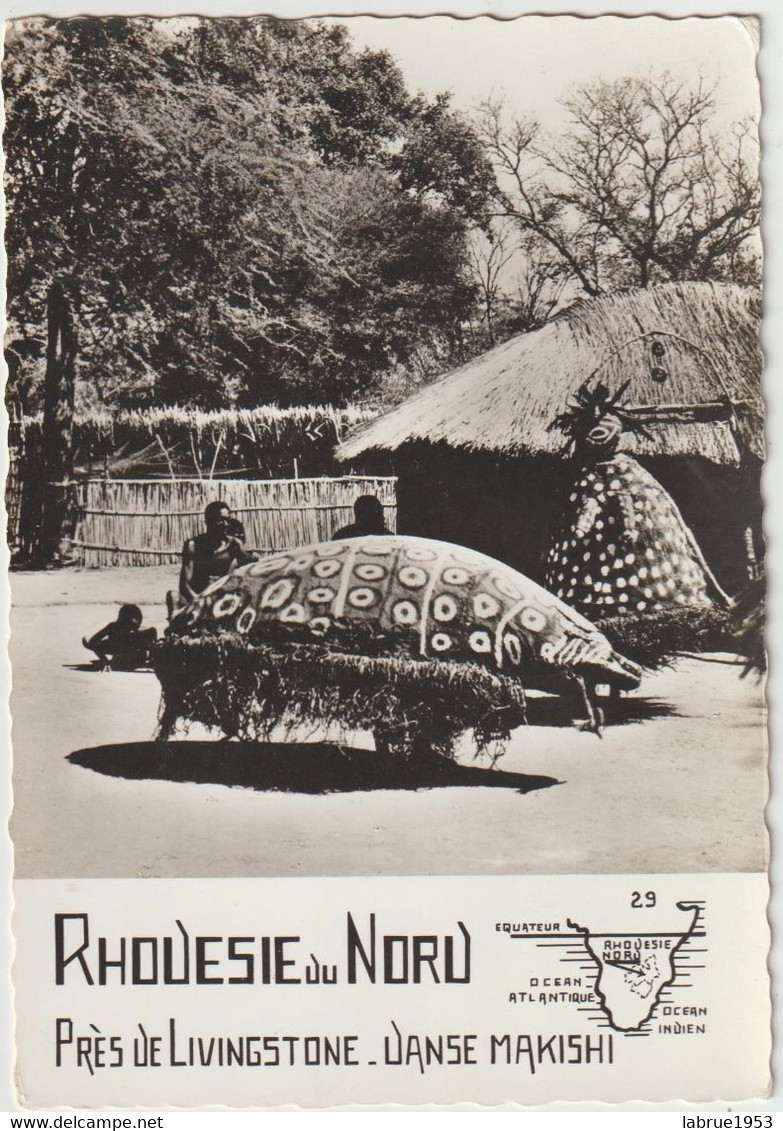 Rhodesie Du Nord -Danse Makishi   Près De Livingstone - ( F.4942) - Zambie