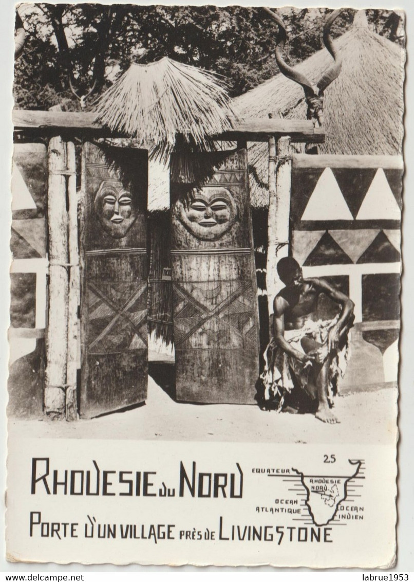 Rhodesie Du Nord -Porte D'un Village   Près De Livingstone - ( F.4943) - Sambia