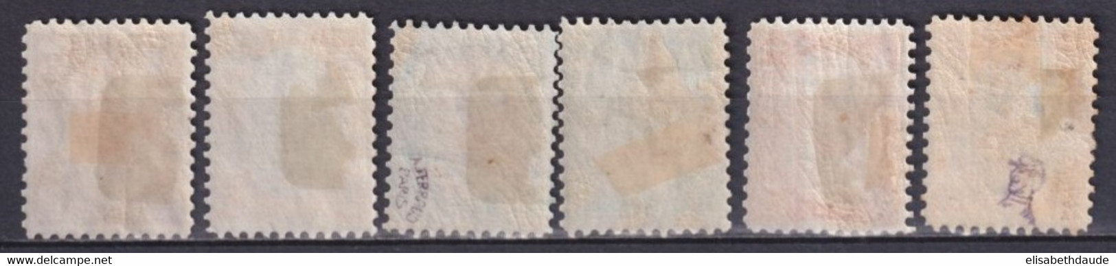 SOMALIS - 1902 - YVERT N° 37/42 * MH - MOSQUEE TADJOURAH - COTE = 31 EUR. - Unused Stamps