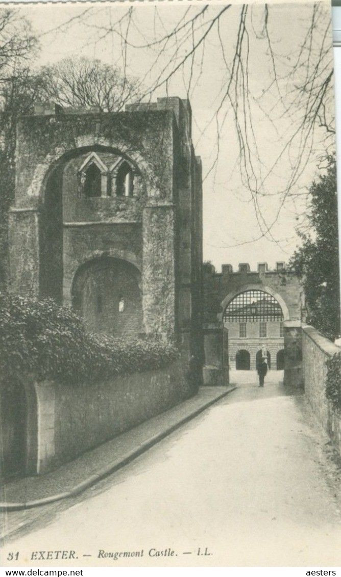 Exeter; Rougemont Castle - Not Circulated. (Levy & Fils - Paris) - Exeter