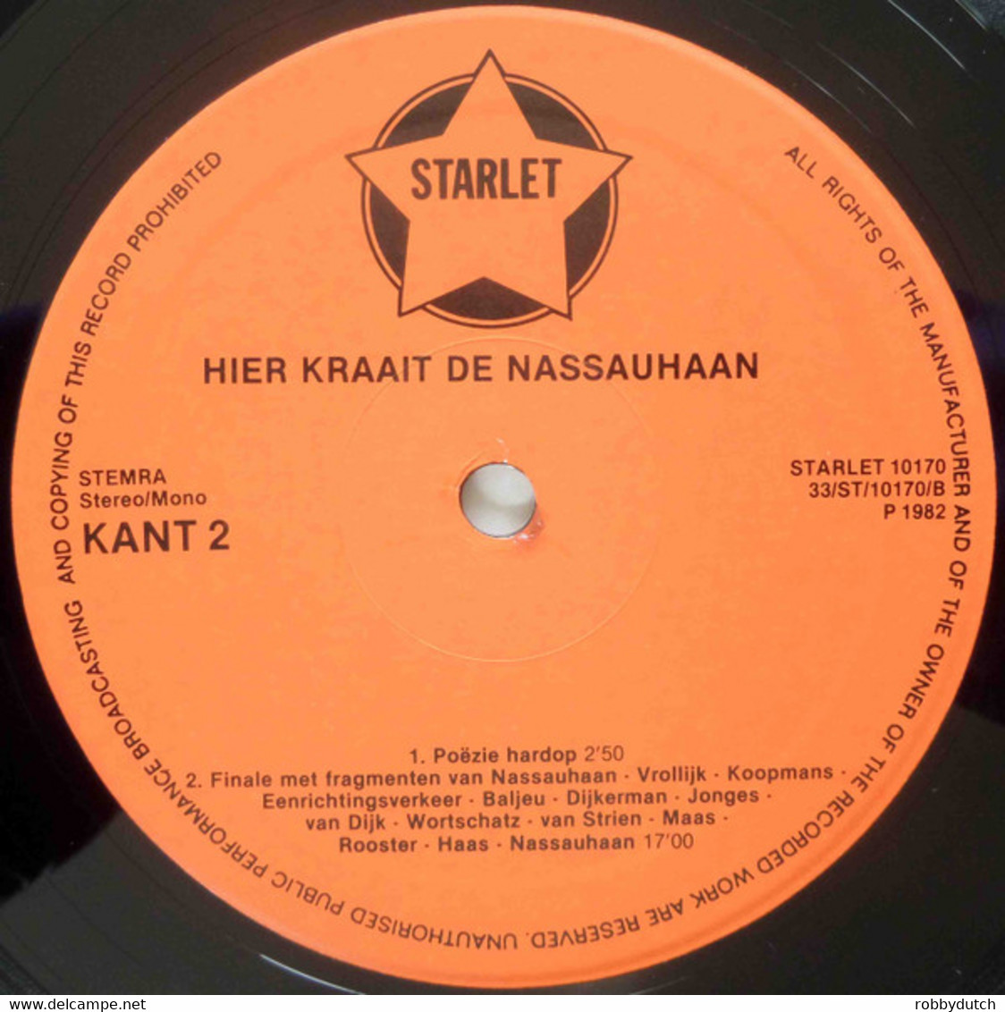 * LP *  HIER KRAAIT DE NASSAU HAAN (Holland 1982 EX-!!) - Musicals