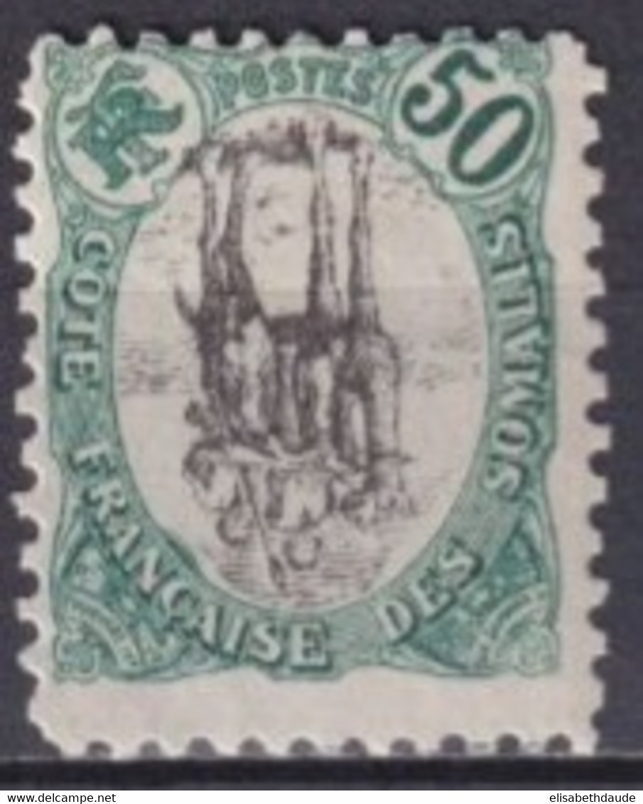 SOMALIS - 1903 - YVERT N°62 ** MNH !! CENTRE RENVERSE - MEHARISTE - COTE Pour * = 120+++ EUR. - Ongebruikt