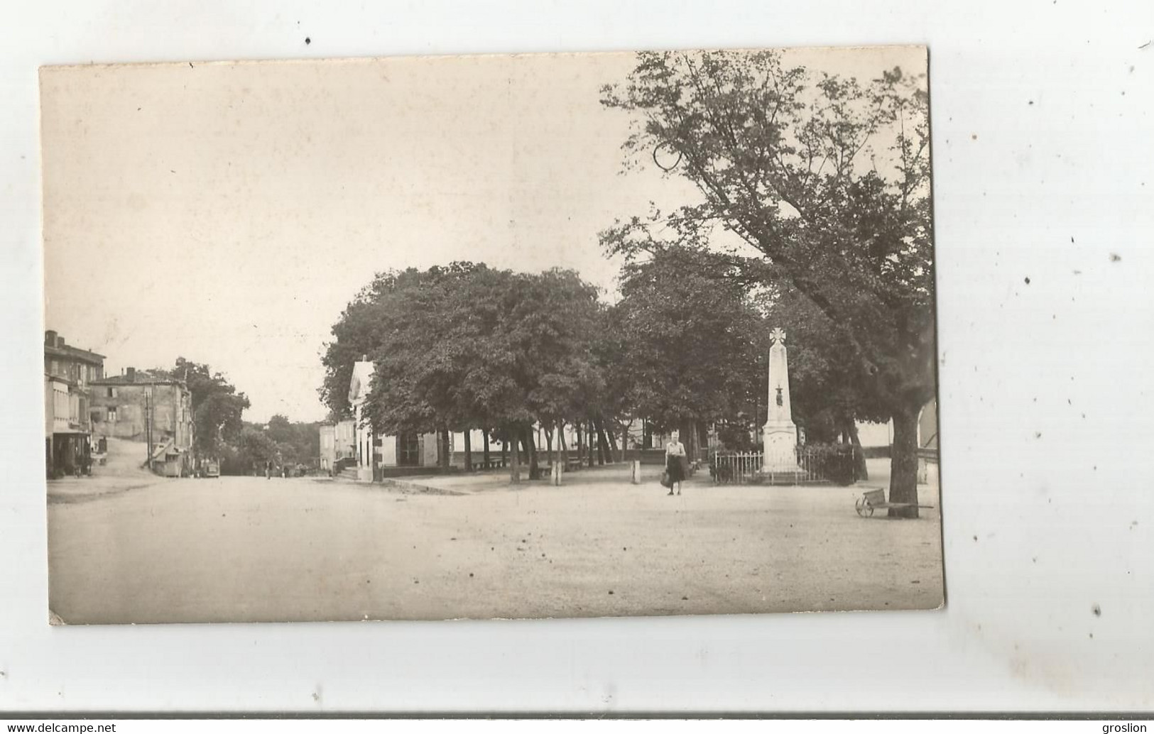 PUYLAURENS (TARN) CARTE PHOTO PROMENADES DU RAVELIN (MONUMENT AUX MORTS) - Puylaurens