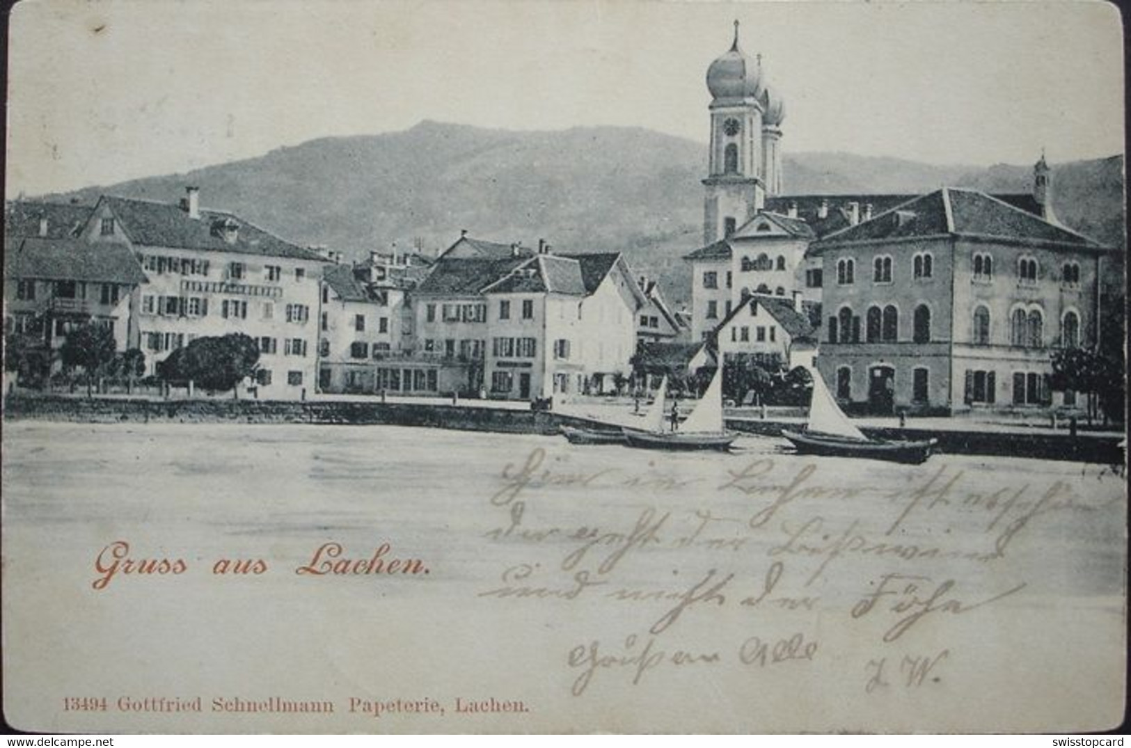 Gruss Aus LACHEN 1899 - Lachen