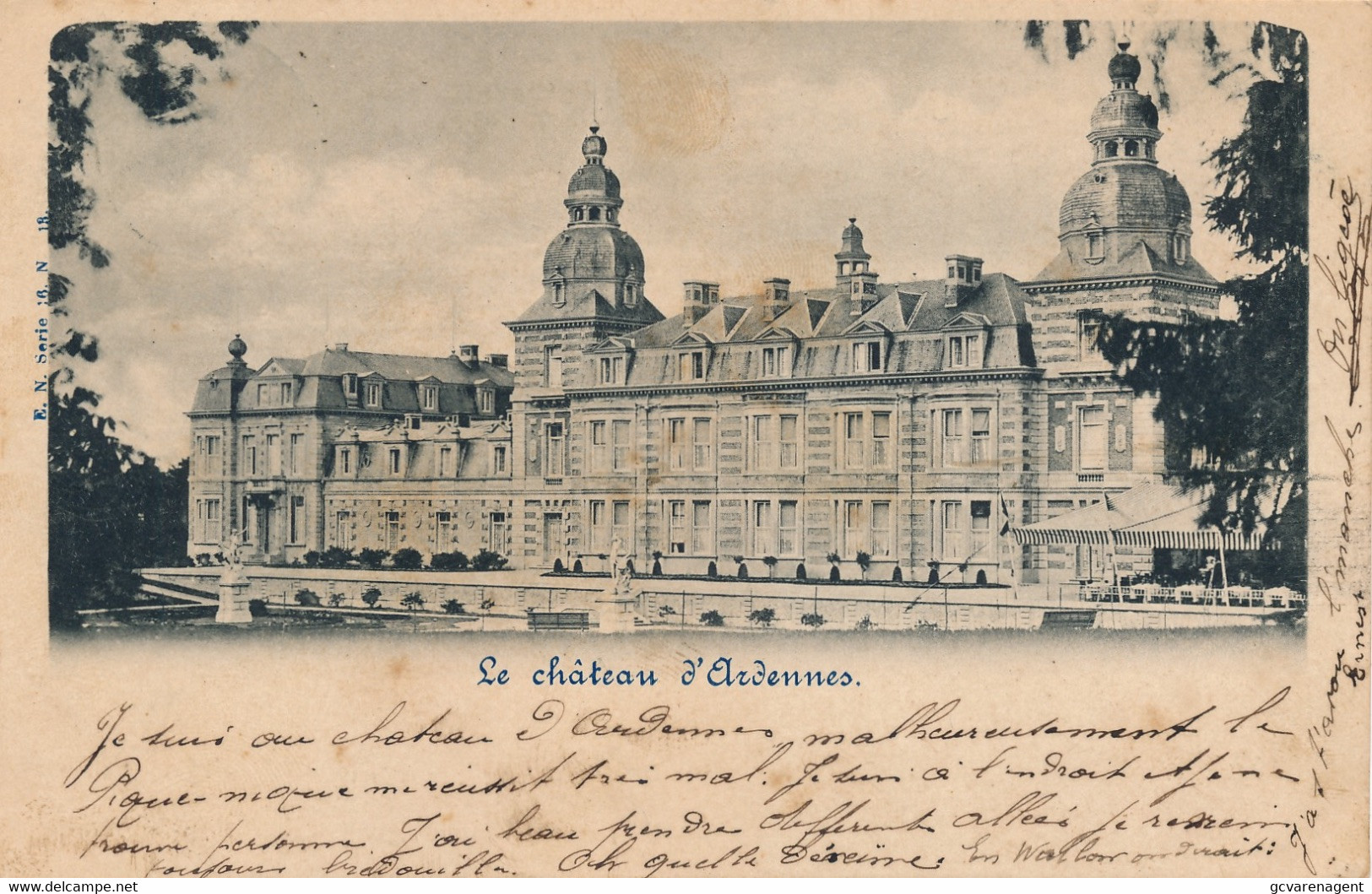 LE CHATEAU D'ARDENNES      2 SCANS - Houyet