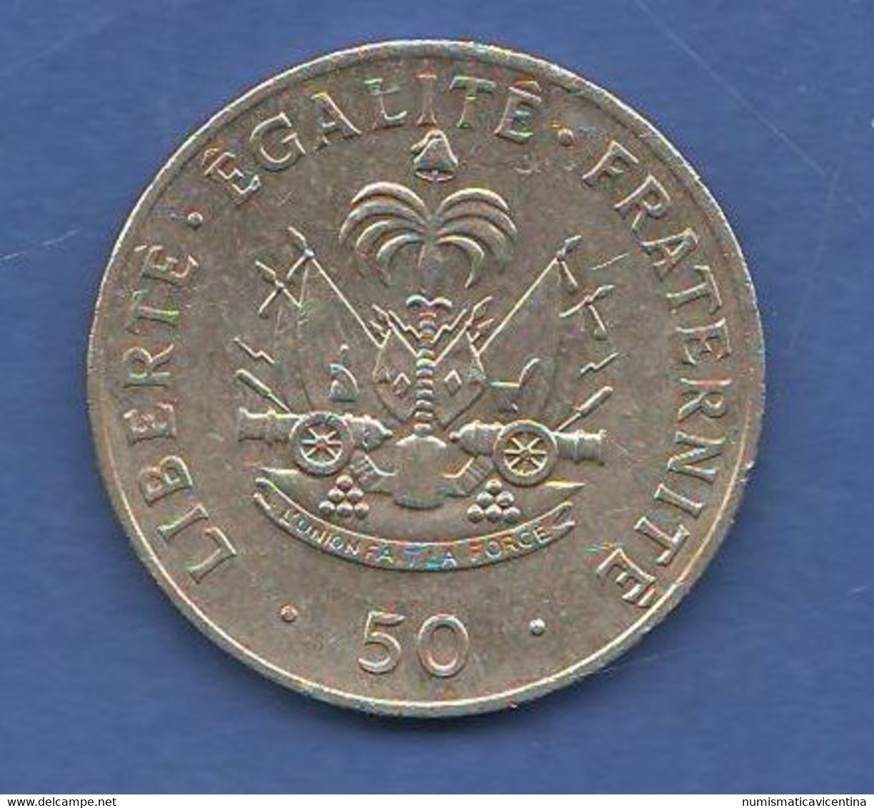 Haiti 50 Centimes 1991 Republique D'Haiti  Nichel Coin - Haití