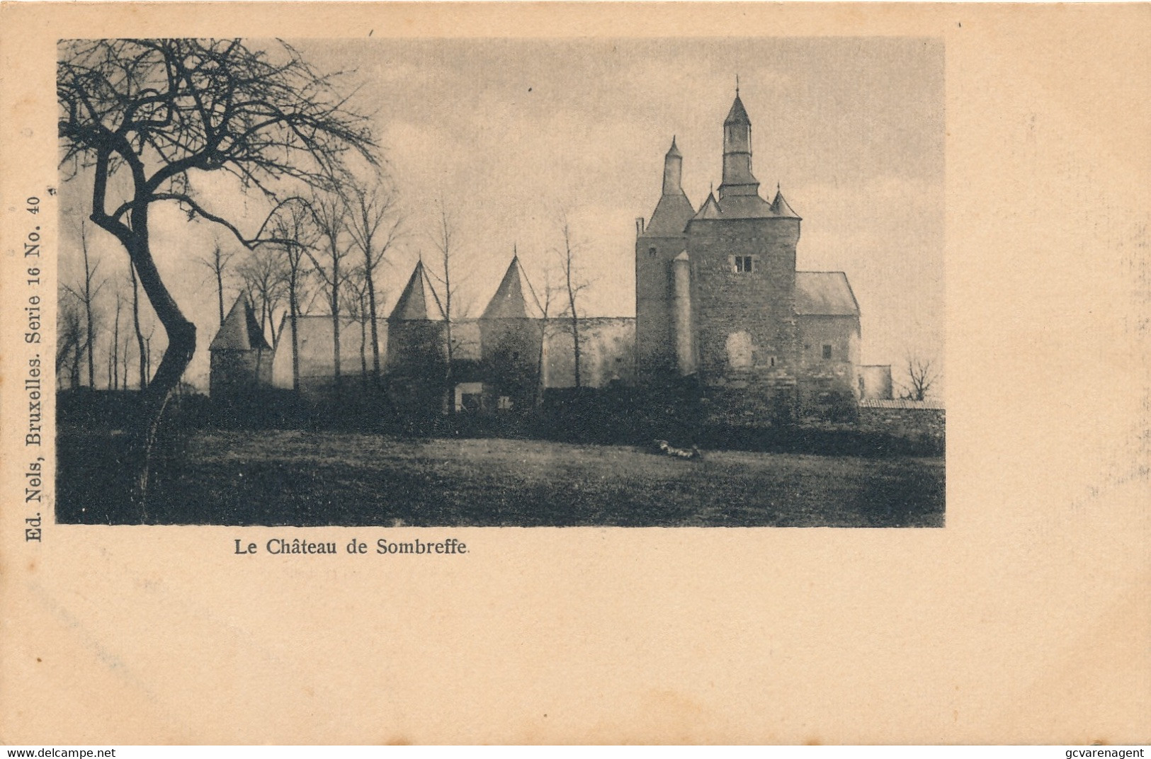 LE CHATEAU DE SOMBREFFE        2 SCANS - Sombreffe