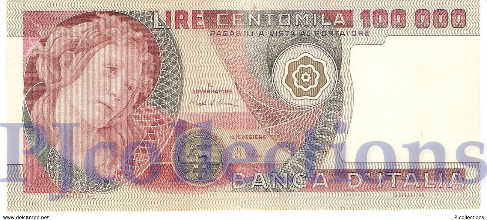 ITALIA - ITALY 100000 LIRE 1980 PICK 108b XF - 100000 Lire