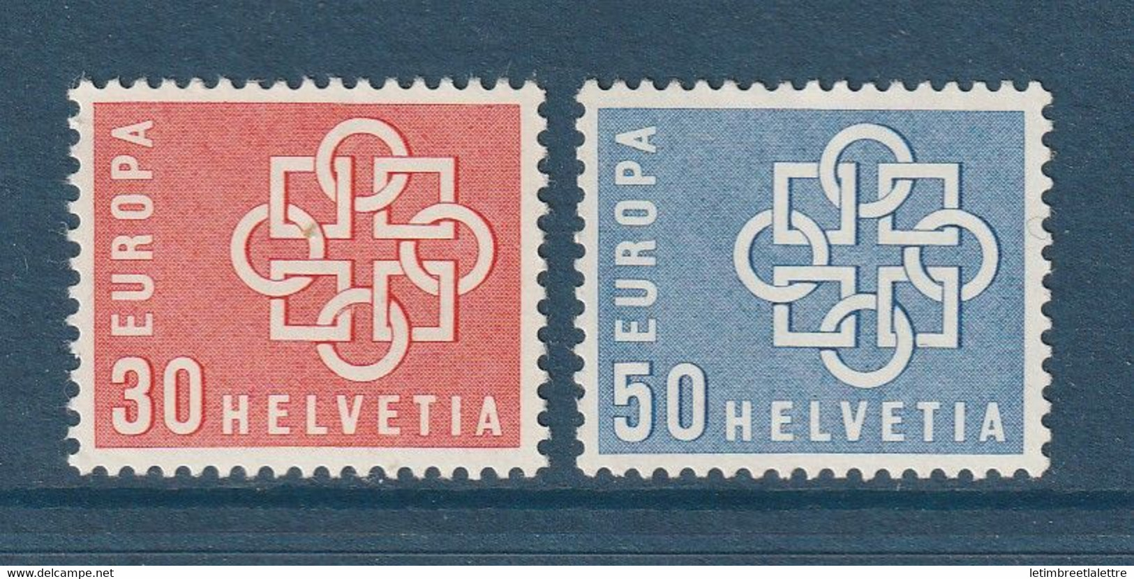 ⭐ Suisse - YT N° 630 Et 631 ** - Neuf Sans Charnière - 1959 ⭐ - Unused Stamps