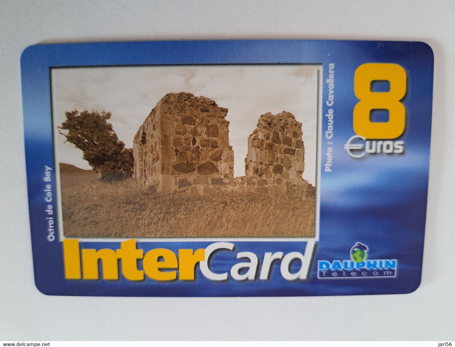 ST MARTIN / INTERCARD  8 EURO  OCTRAY DE COLE BAY         NO 104 Fine Used Card    ** 10907** - Antillen (Frans)