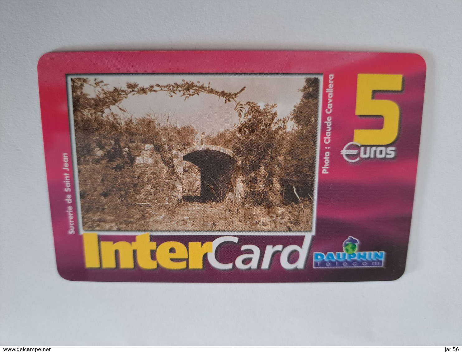 ST MARTIN / INTERCARD  5 EURO  SUCRERIE DE SAINT JEAN           NO 105 Fine Used Card    ** 10910** - Antillen (Frans)