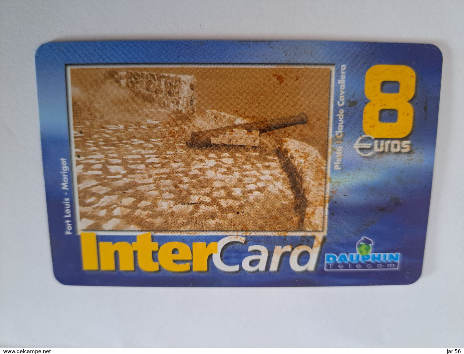 ST MARTIN / INTERCARD  8 EURO  FORT LOUIS MARIGOT          NO 103 Fine Used Card    ** 10911** - Antillen (Frans)