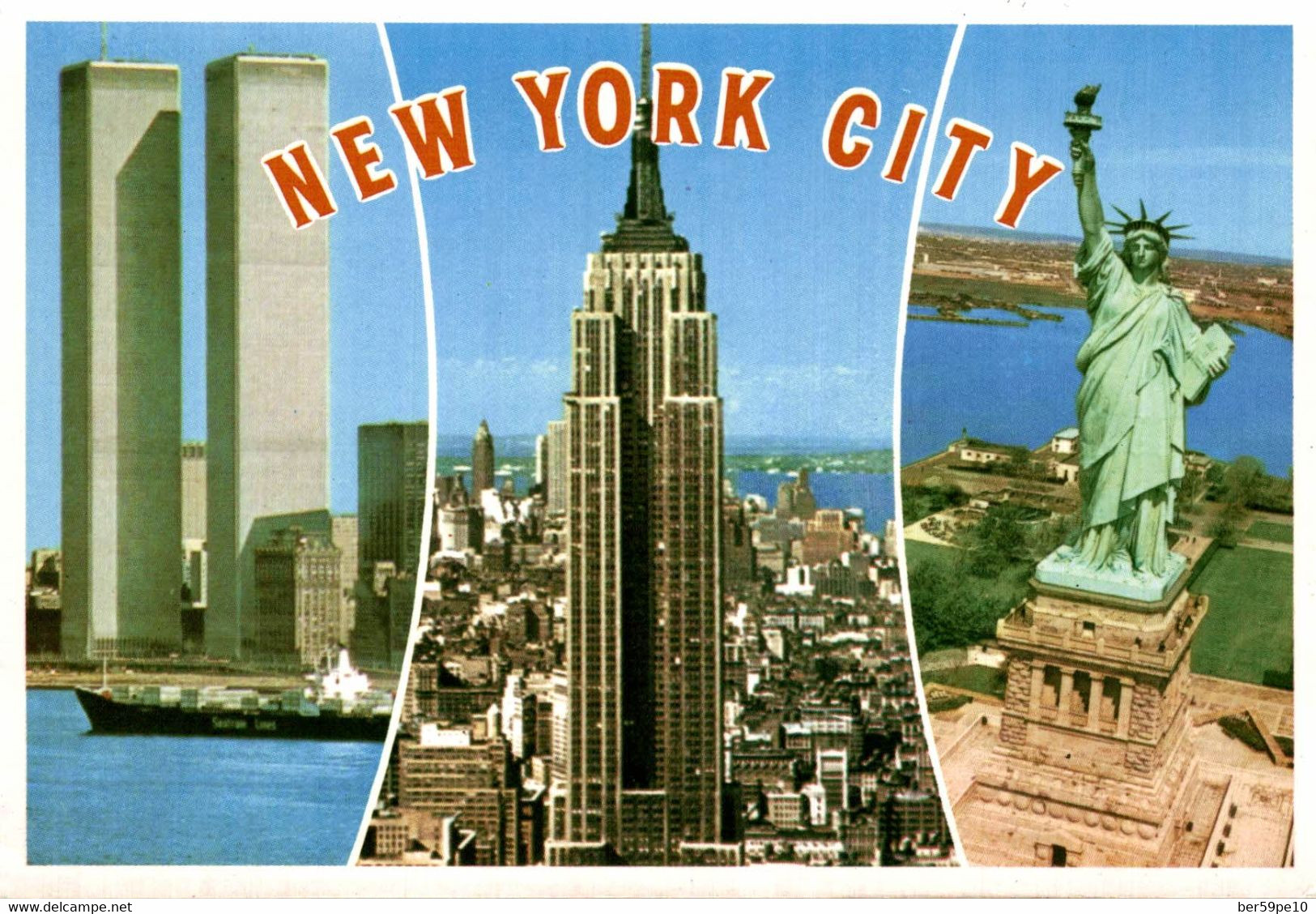 USA  NEW YORK CITY THE STATUE OF LIBERTY EMPIRE STATE BUILDING AND THE WORLD TRADE CENTER - Multi-vues, Vues Panoramiques