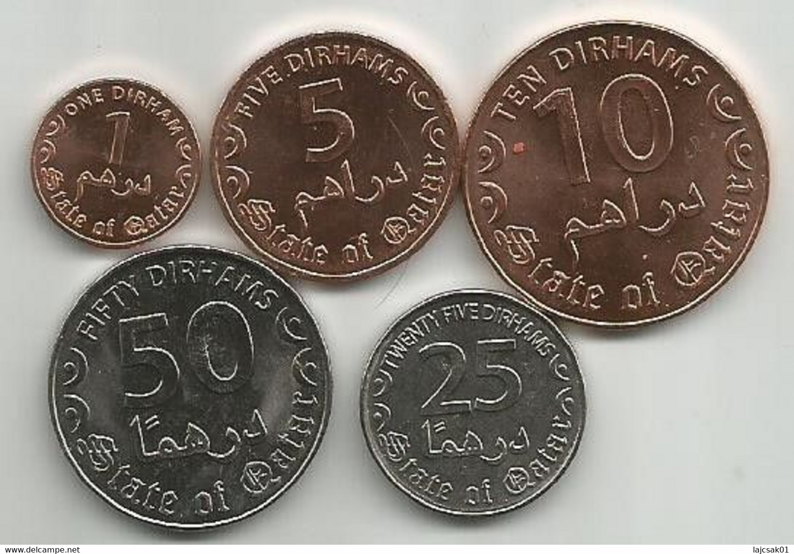 Qatar 2016. Set Of 5 Coins,high Grade - Qatar