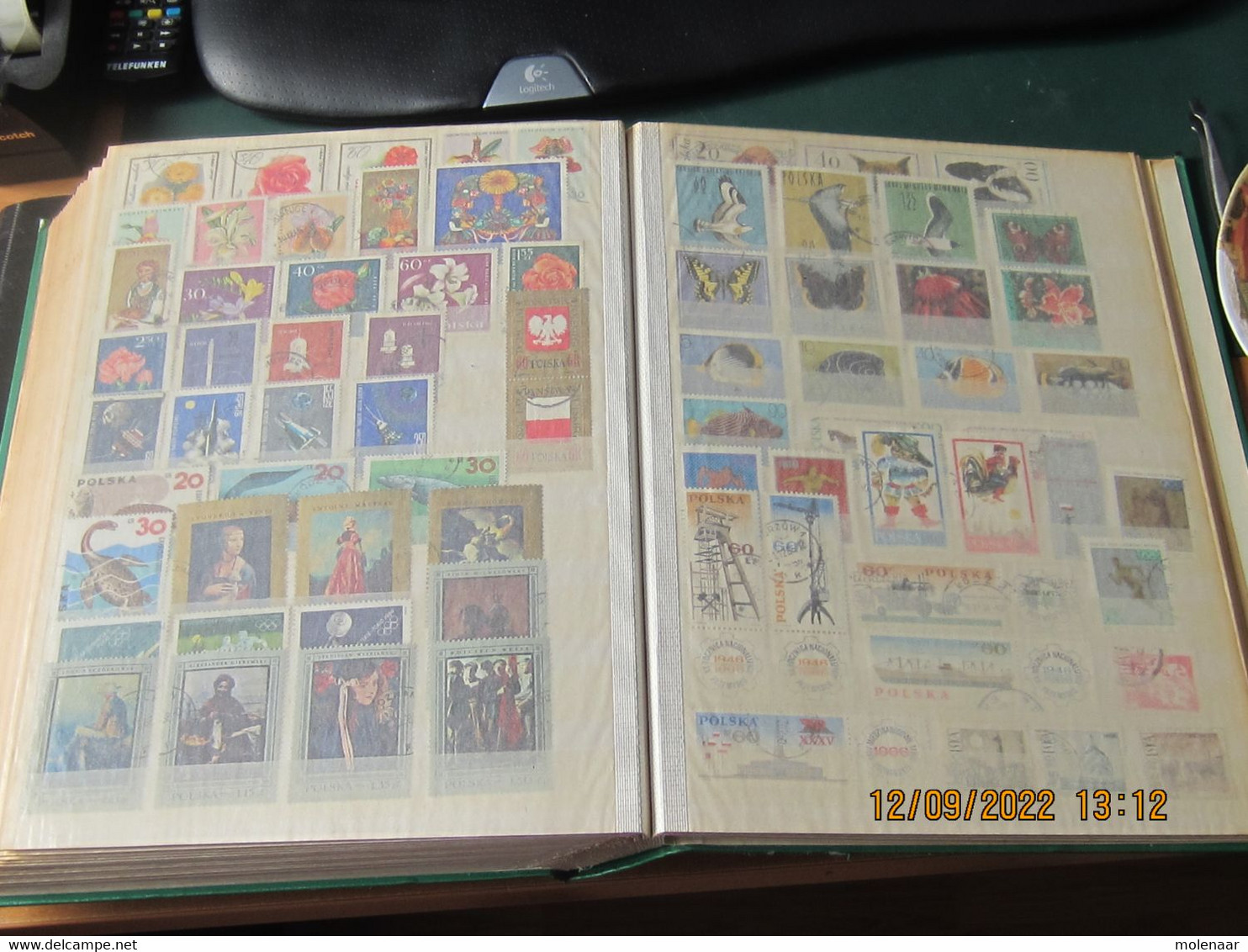 Polen 2 stockboeken met veel gebruikte postzegels veel complete series (8408)