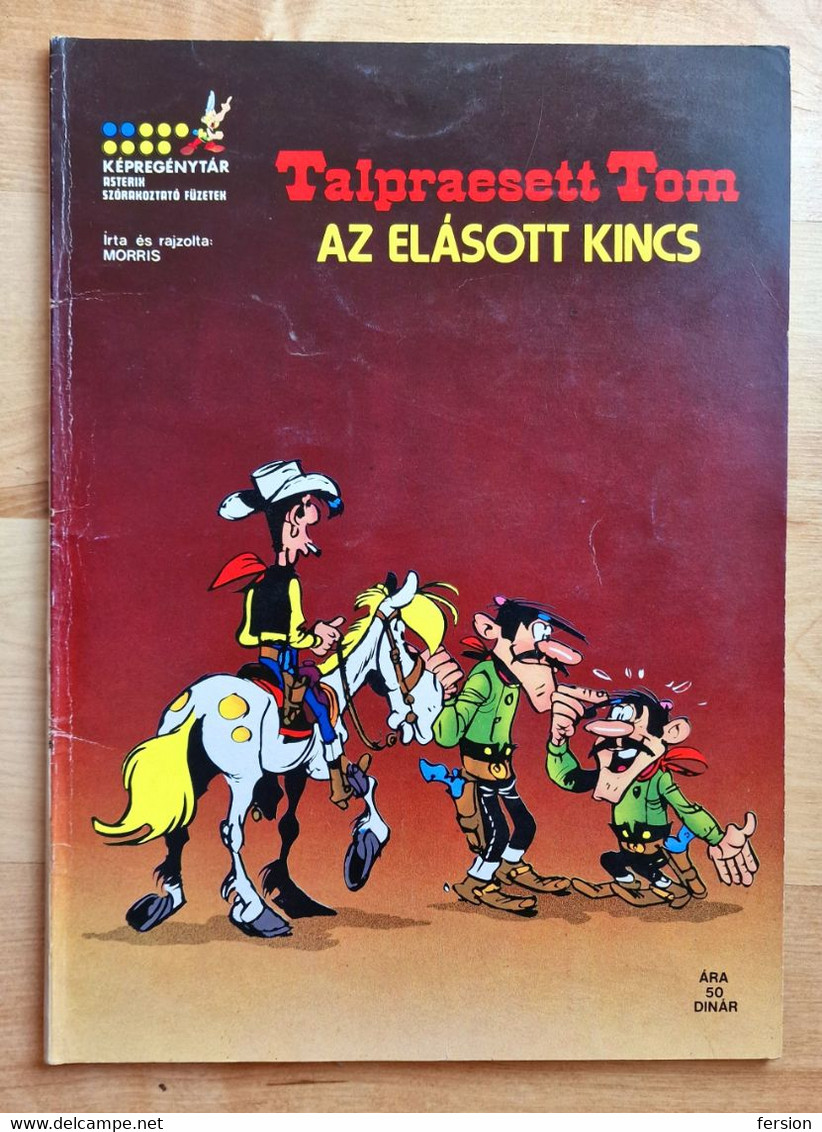 Lucky Luke Comics HUNGARY YUGOSLAVIA Újvidék Novi Sad FORUM Western / Cowboy Colt - AZ/29 Talpraesett Tom - Comics & Mangas (other Languages)