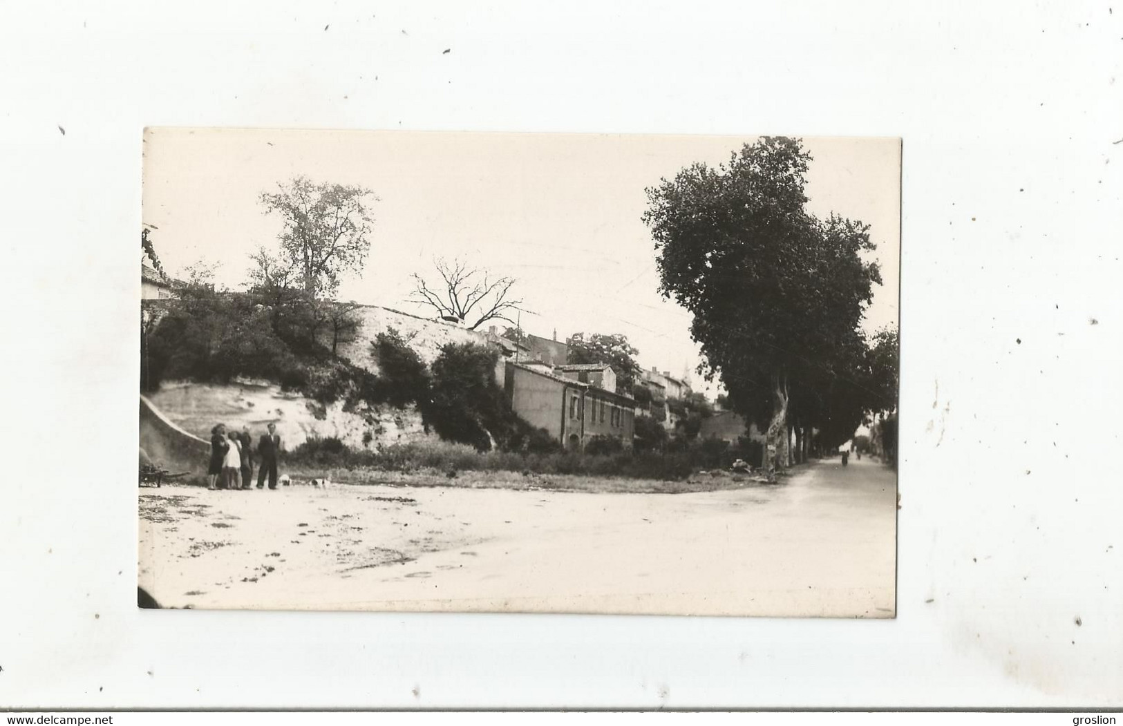 PUYLAURENS (TARN) CARTE PHOTO LES ANCIENS REMPARTS (PETITE ANIMATION) - Puylaurens