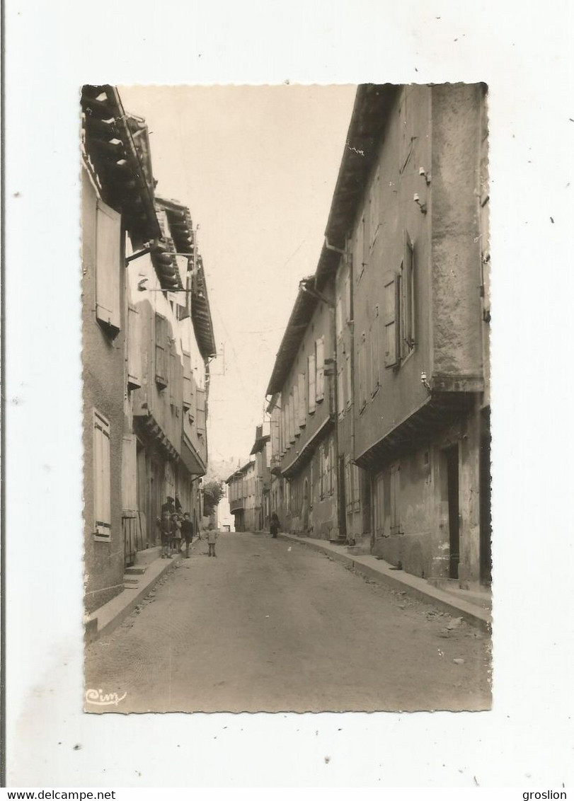 PUYLAURENS (TARN) CARTE PHOTO RUE FOULIMOU - Puylaurens