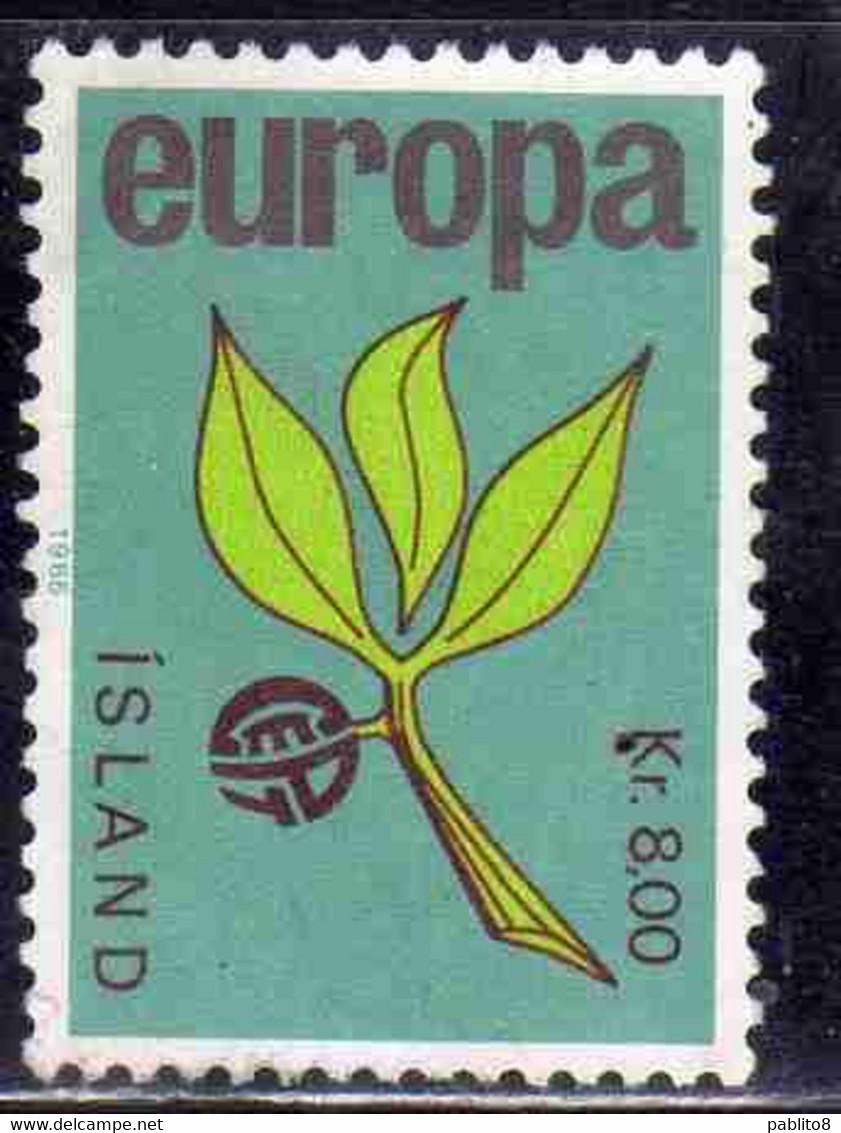 ISLANDA ICELAND ISLANDE ISLAND 1965 EUROPA CEPT UNITED 8k USED USATO OBLITERE' - Gebraucht