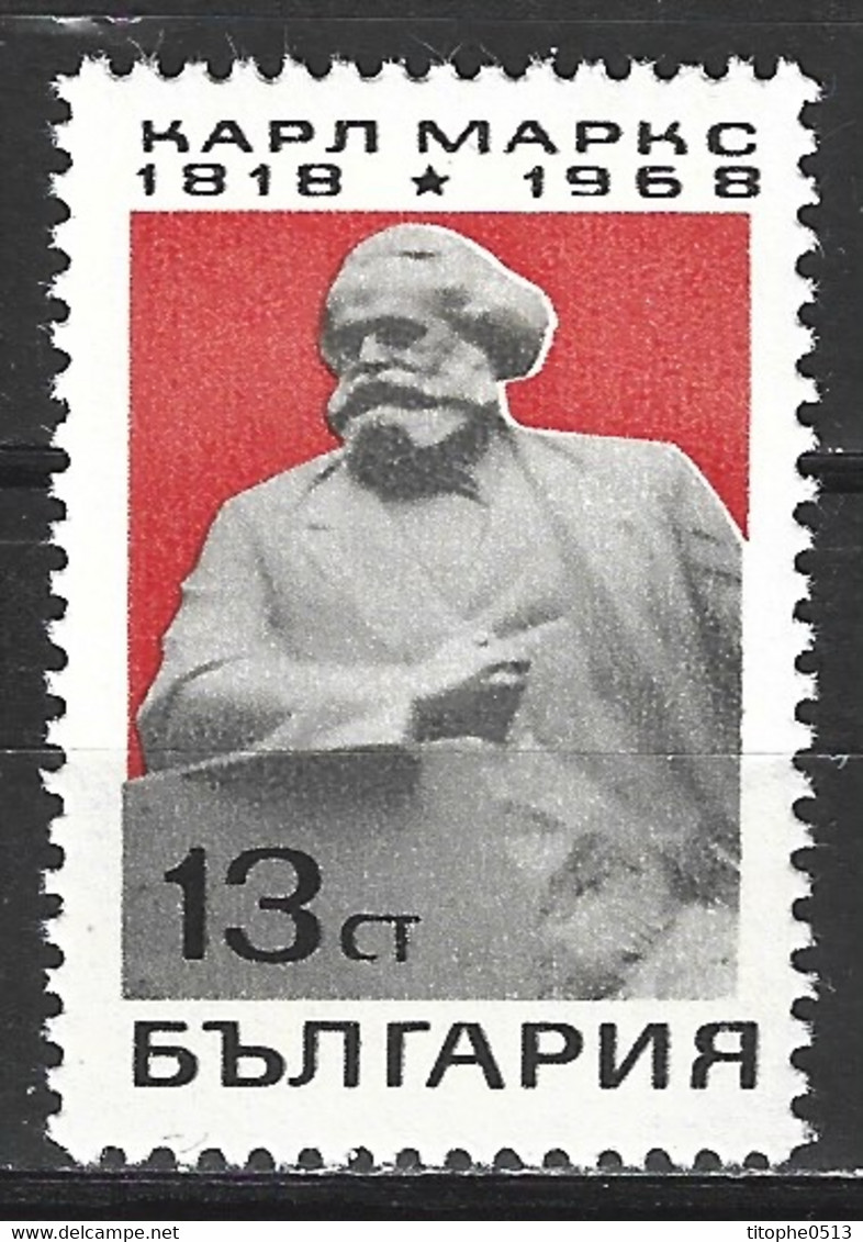 BULGARIE. N°1576 De 1968. Karl Marx. - Karl Marx