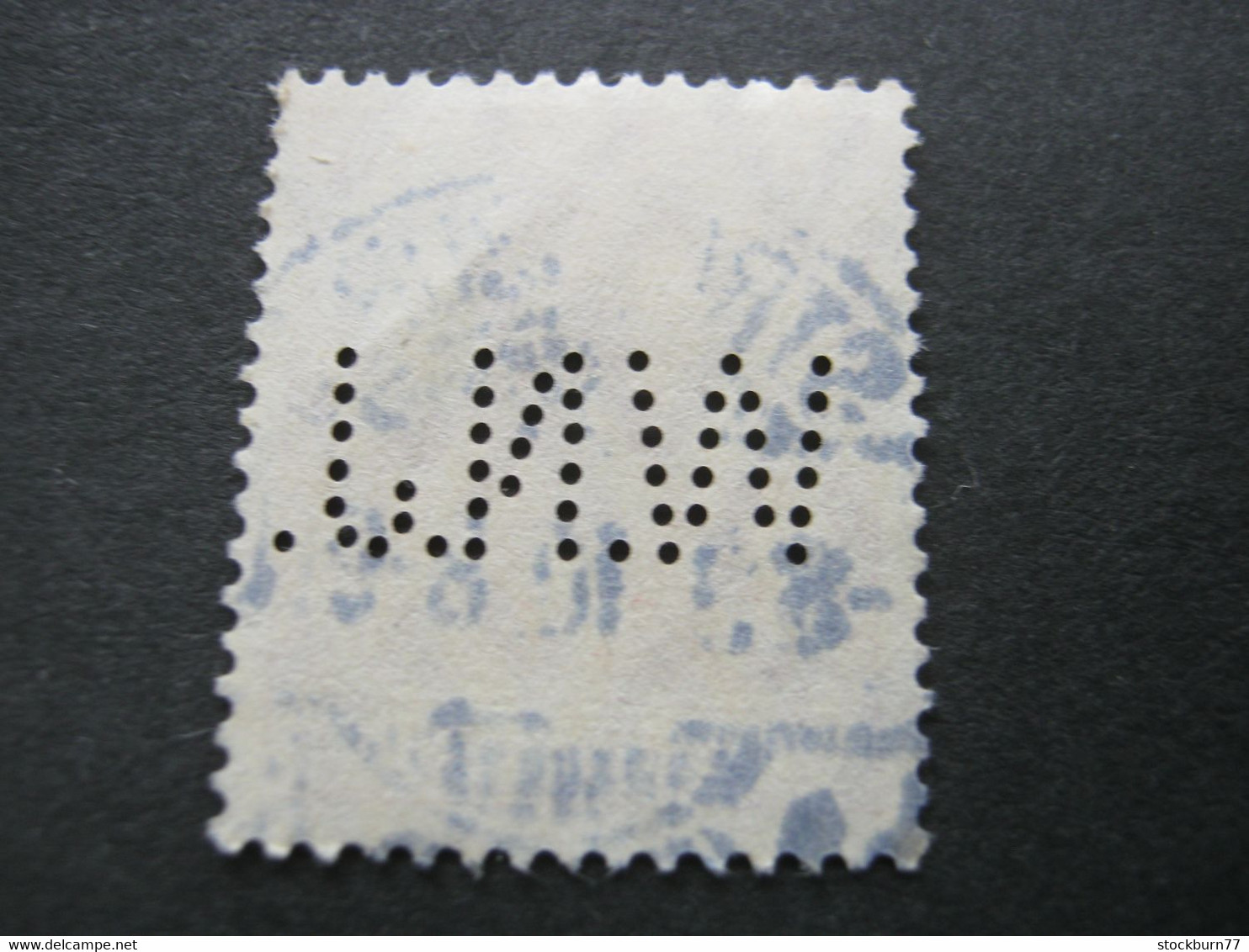 DEUTSCHES REICH , Germania     , Firmenlochung    , Perfin , Perfore ,  Lochung Aus Strassburg - Used Stamps