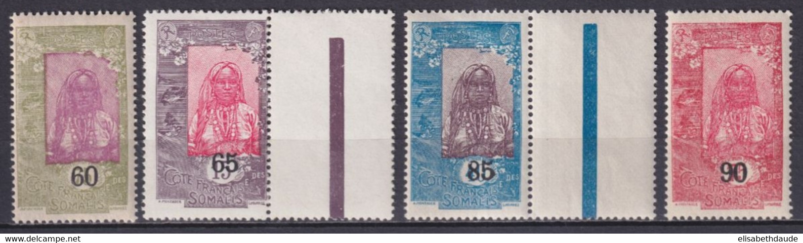 SOMALIS - 1923 - SERIE COMPLETE YVERT N°112/115 ** MNH - COTE = 23 EUR. - Ongebruikt