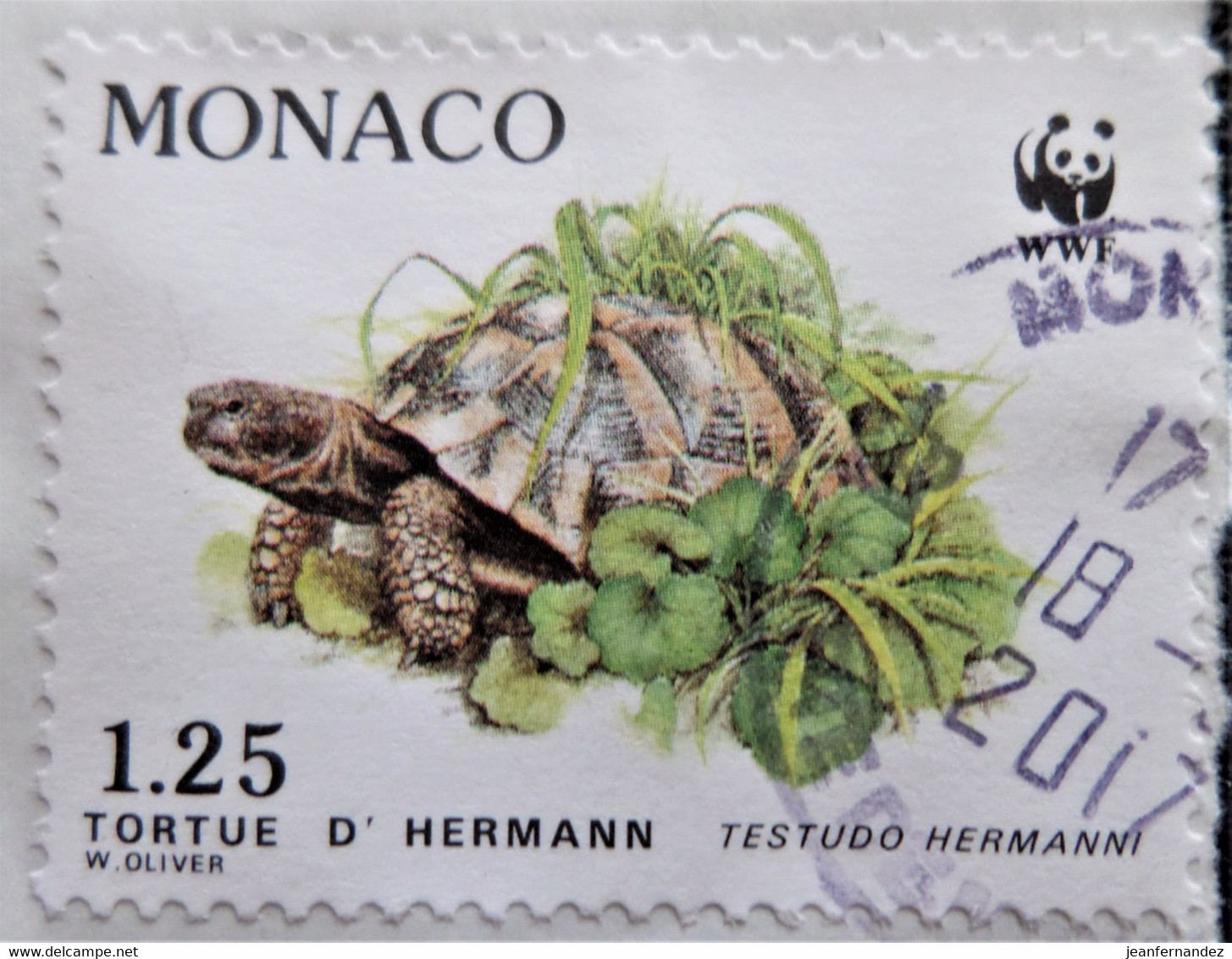 Timbre De Monaco 1991 Endangered Specie  Stampworld N° 2055 - Usados