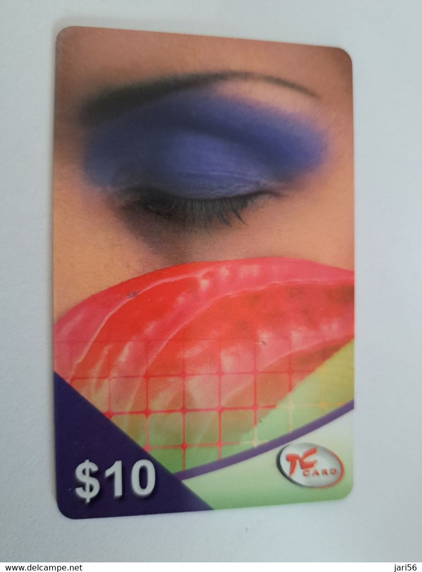 St MAARTEN  Prepaid  $10,- TC CARD / EYE/OOG/          Fine Used Card  **10978** - Antillen (Niederländische)