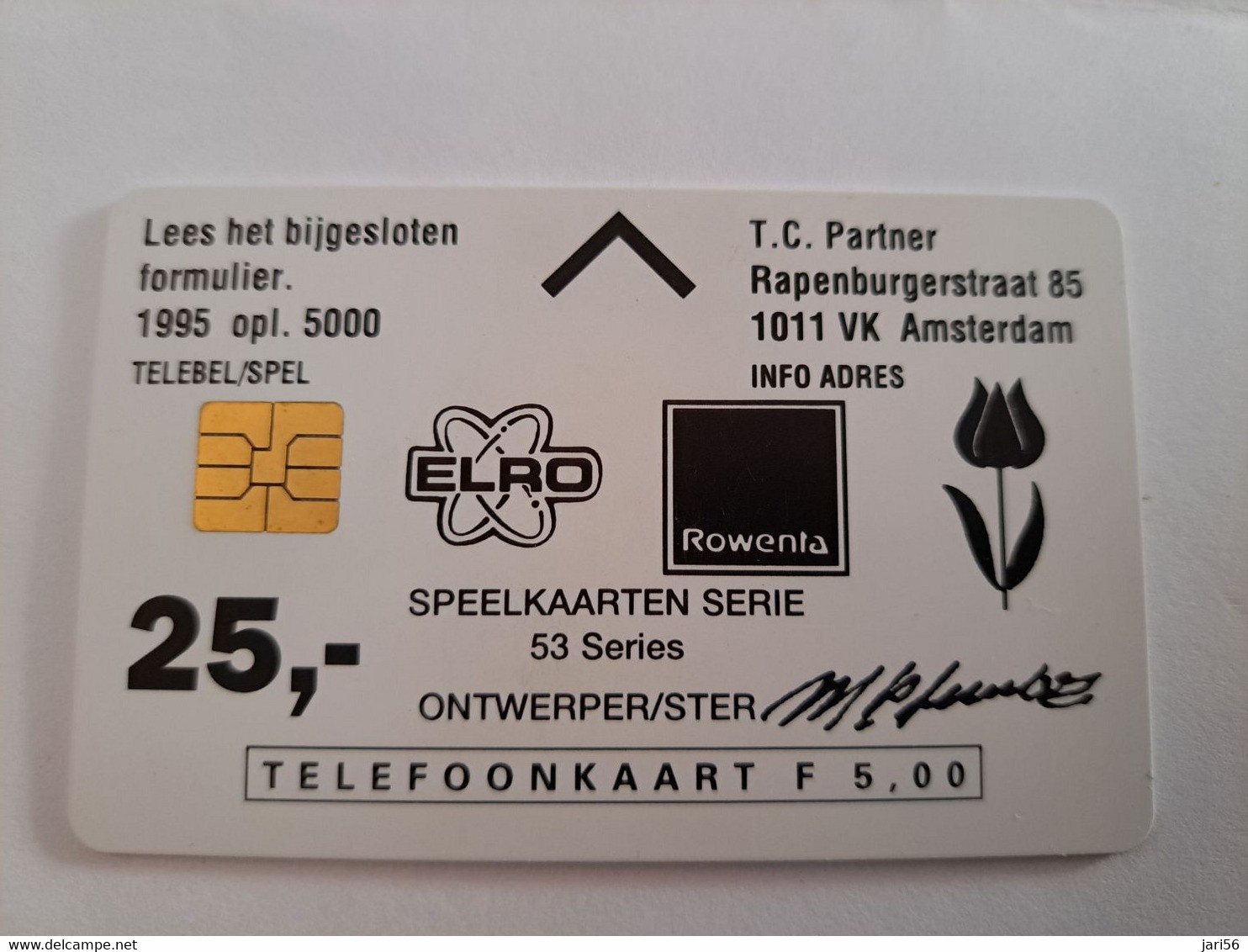 NETHERLANDS  CHIPCARD   CARD KING /AMSTEL// FL 5,00 ,- PRIVATE  NO CRD 227 MINT  CARD    ** 10989 ** - Non Classés