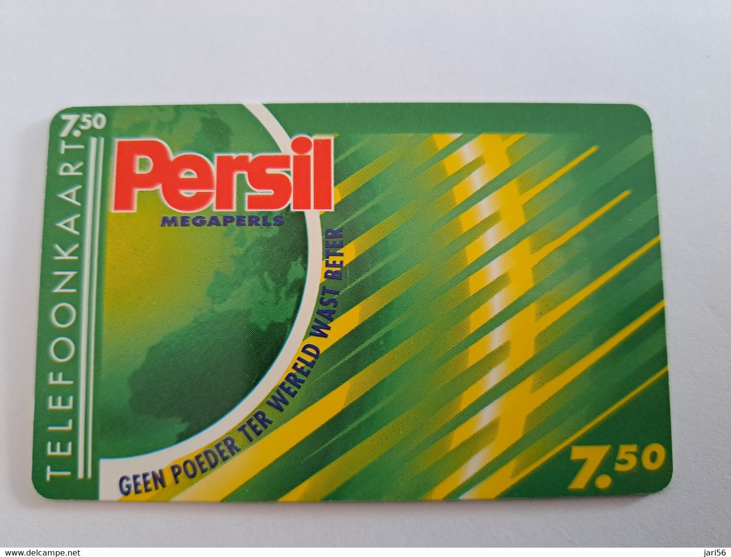 NETHERLANDS  CHIPCARD   PERSIL  WASH POWDER // FL 7,50 ,- PRIVATE  NO CRE 181 MINT  CARD    ** 10990 ** - Sin Clasificación