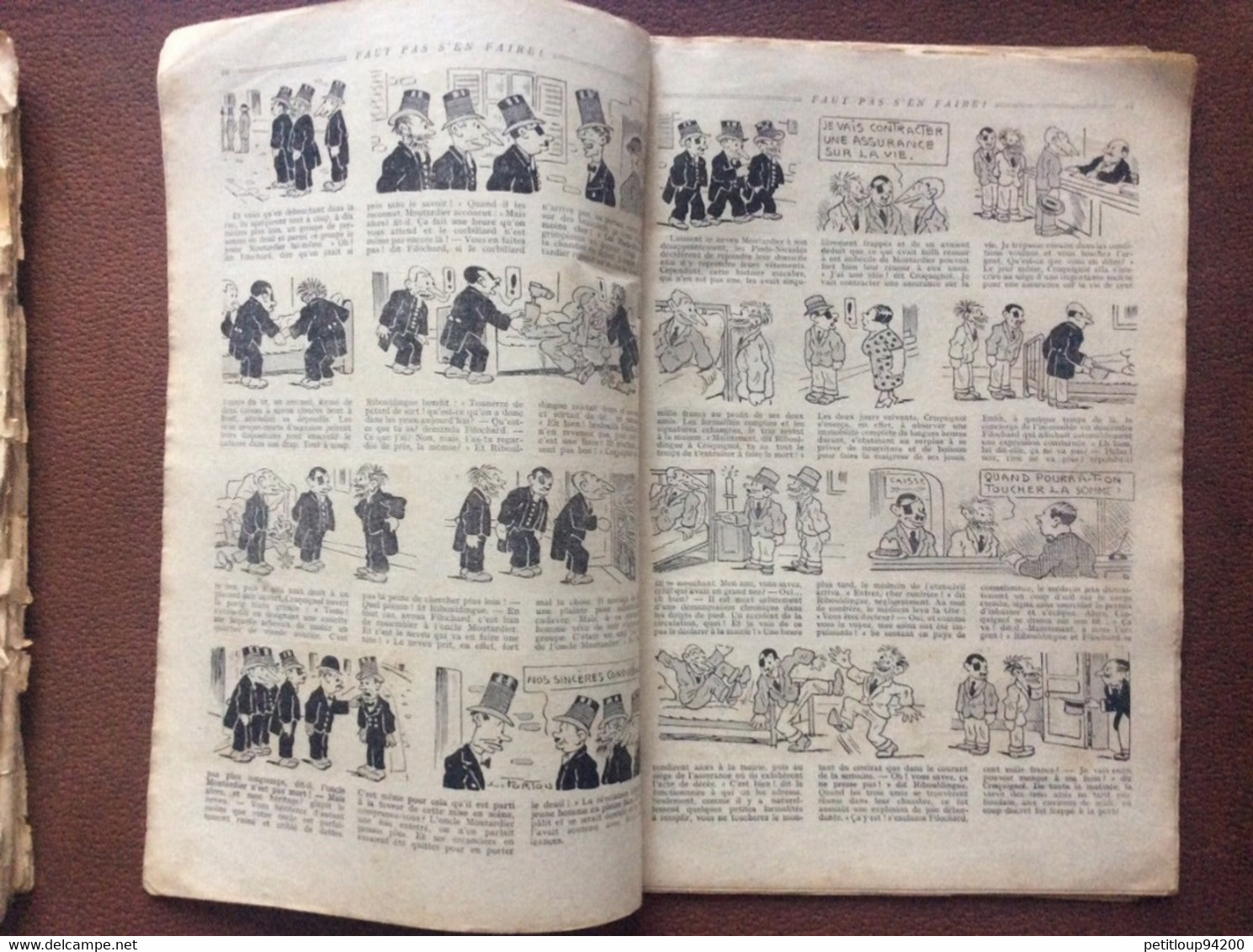 Les Nouvelles Aventures Des PIEDS-NICKELES Faut Pas S’En Faire ! No 11 FORTON Société Parisienne D’Edition 1935 - Pieds Nickelés, Les