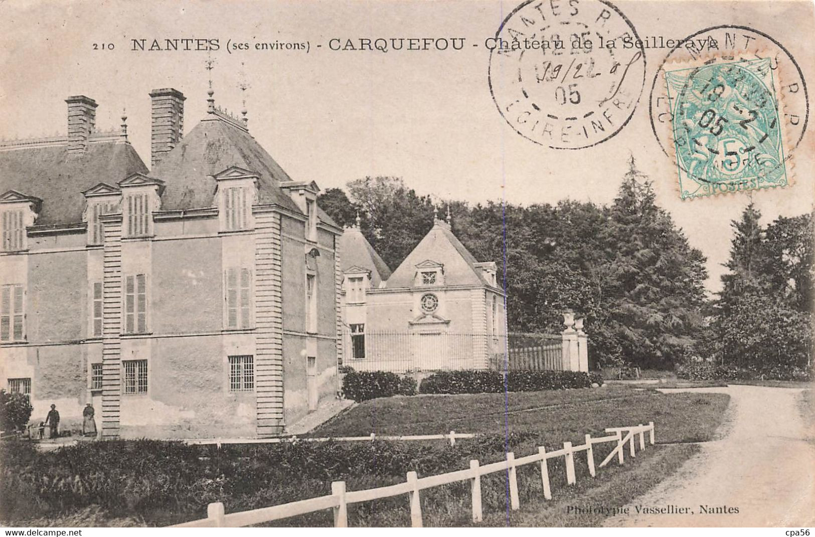 CARQUEFOU - Château De La SEILLERAYE - N°210 VASSELLIER éd. - Carquefou