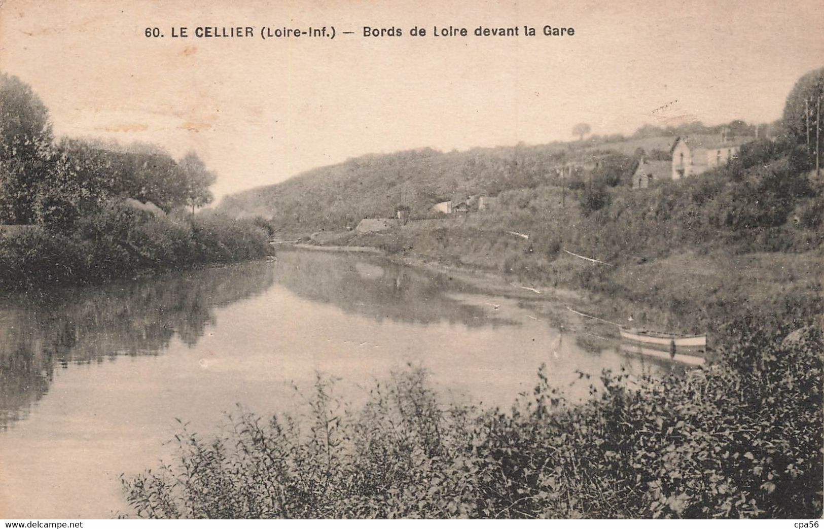 LE CELLIER - Bords De Loire Devant La Gare - Le Cellier