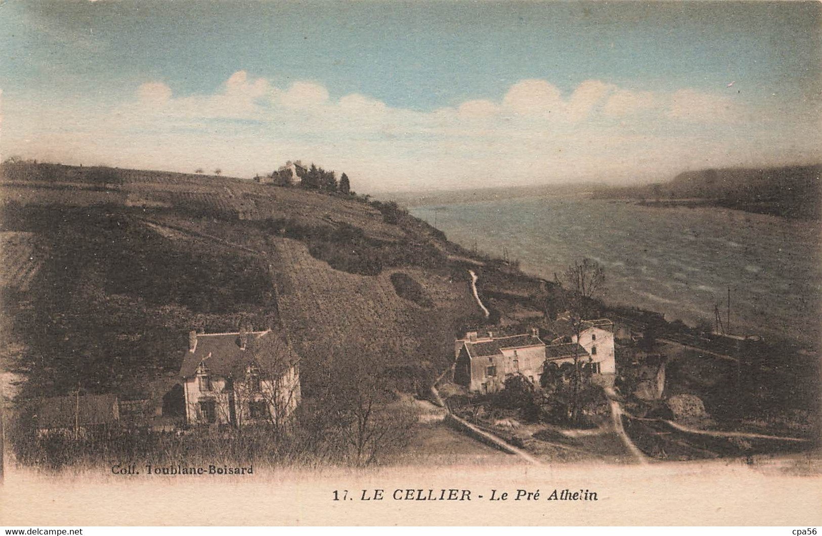 LE CELLIER - Le PRÉ ATHELIN - Carte Ancienne Colorisée - Le Cellier