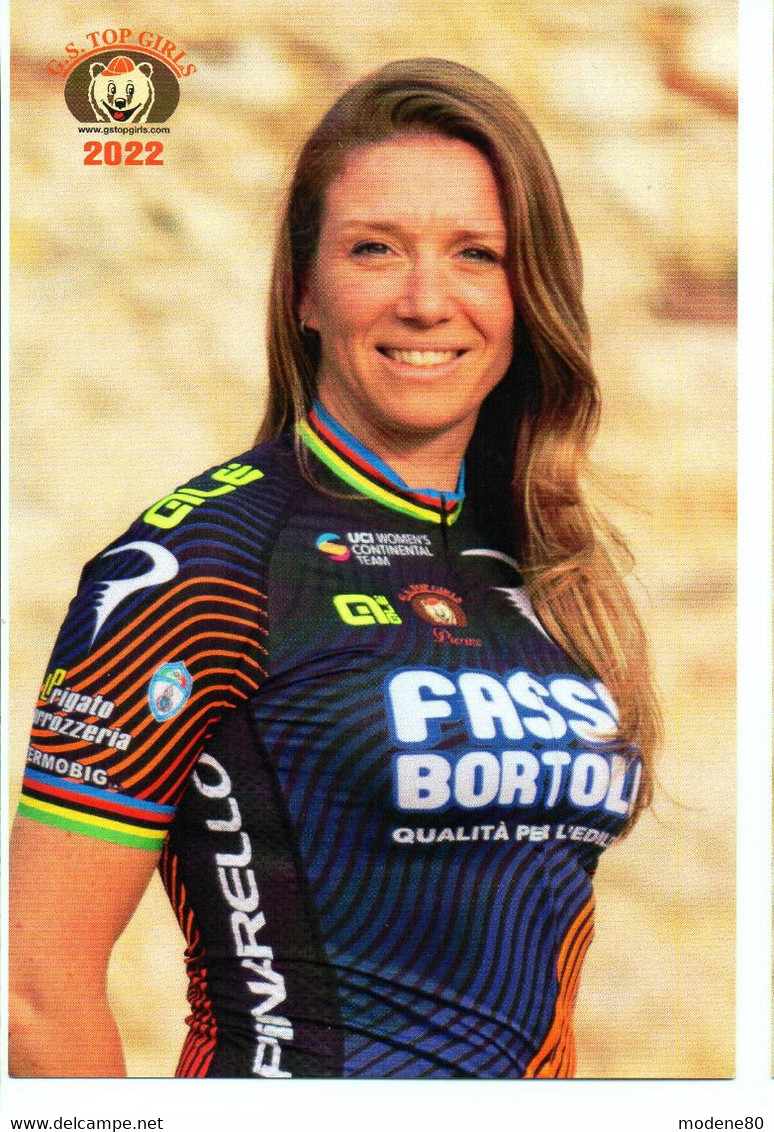 Cyclisme Cartes Postale Team G.S. TOP GIRLS. Fassa Bortolo  Feminines Complet 2022 - Ciclismo