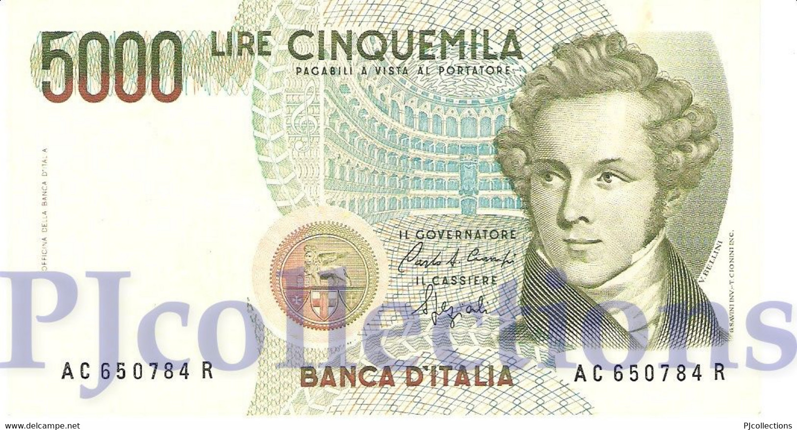 ITALIA - ITALY 5000 LIRE 1985 PICK 111b VF - 5.000 Lire
