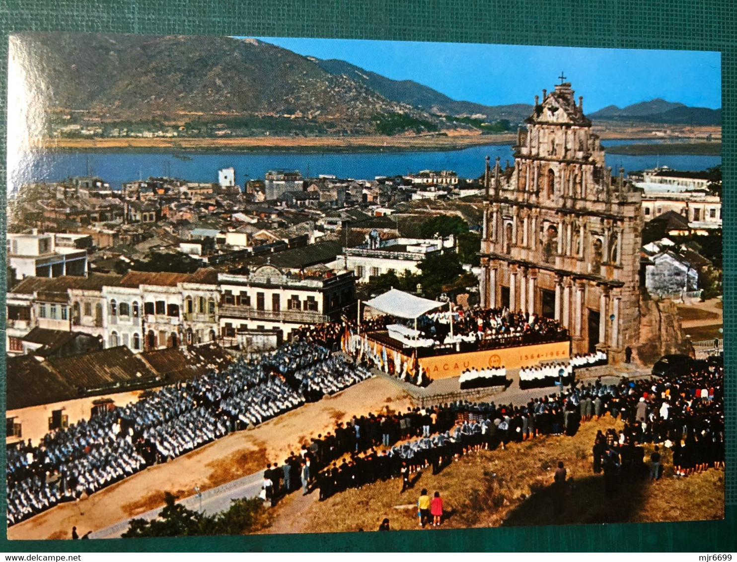 MACAU 1964 RUINS OF ST. PAUL CELEBRATING THE 400TH ANNI OF THE JESUITAS. RARE OST CARDS. #109 - Macao