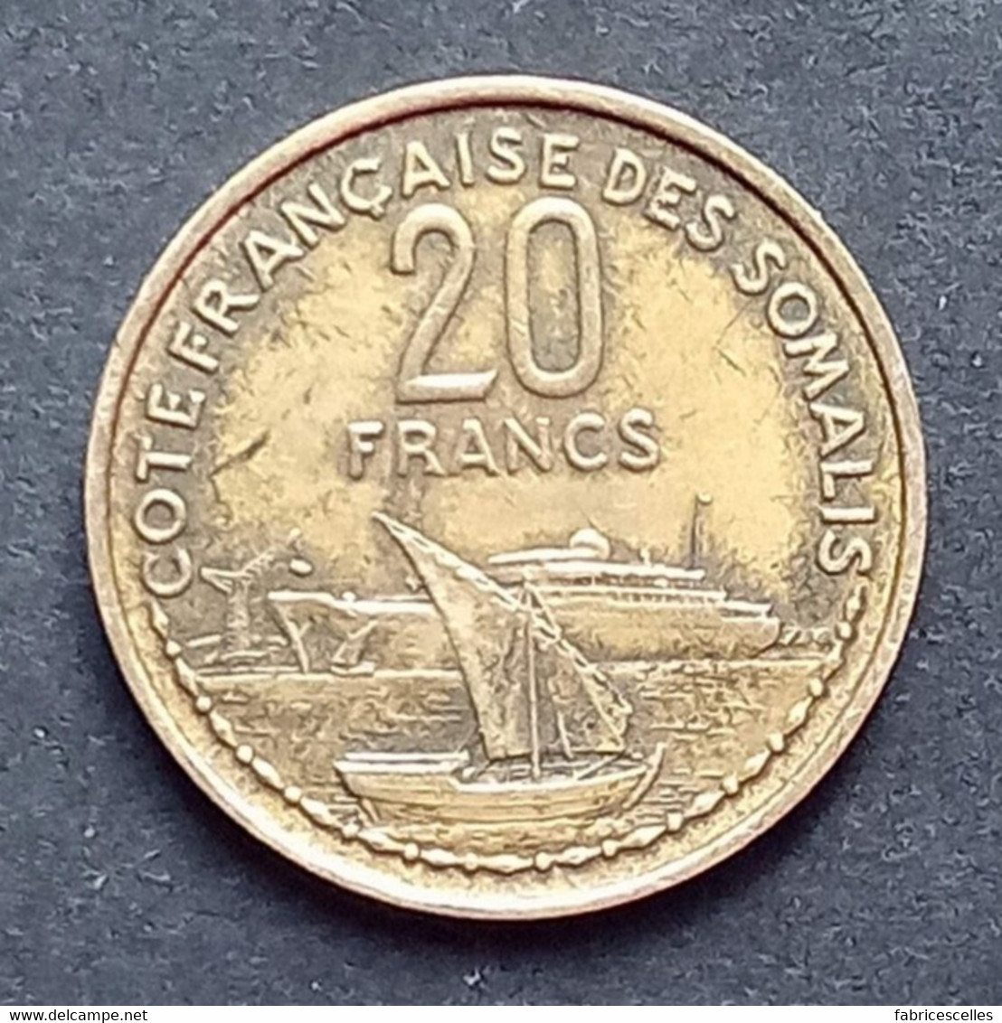 Cote Française Des Somalis - 20 Francs 1952 (Union Française) - Französische Somaliküste