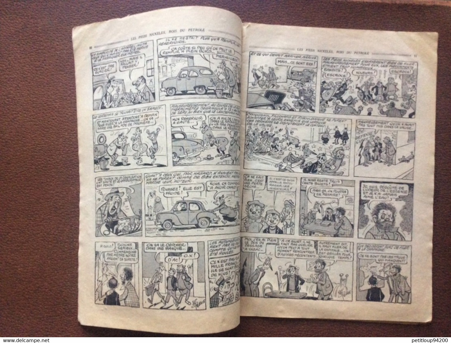 Les Nouvelles Aventures Des PIEDS-NICKELES Les Pieds-Nickeles Rois Du Pétrole  No 37 Societe Parisienne D’Edition 1958 - Pieds Nickelés, Les