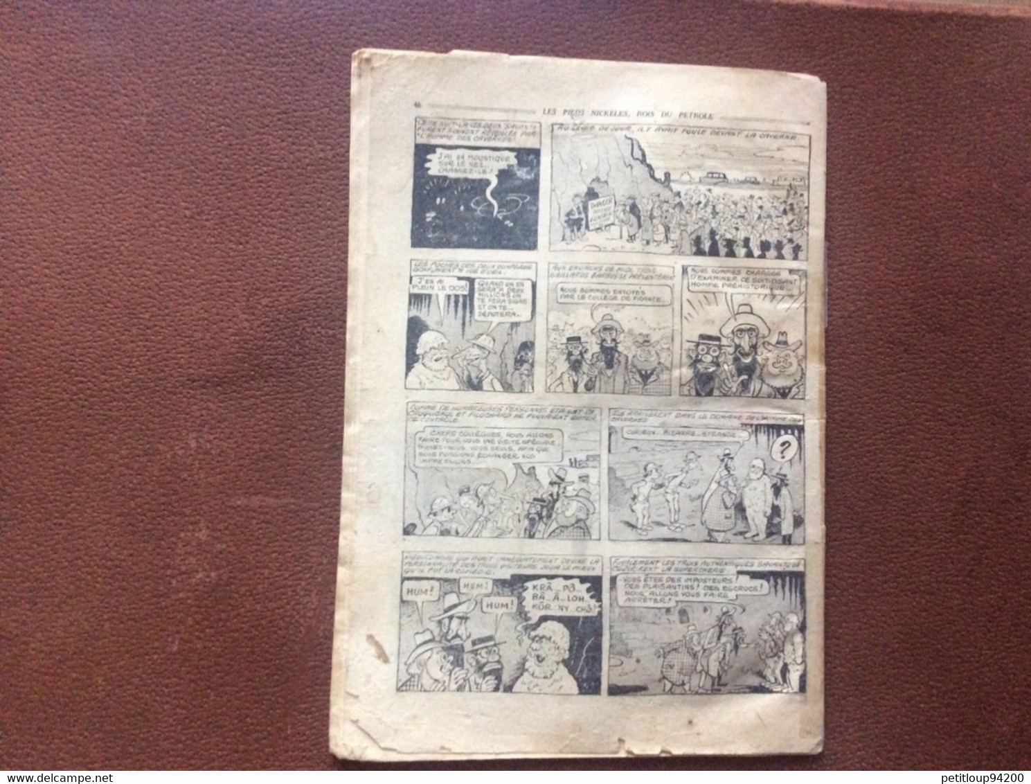 Les Nouvelles Aventures Des PIEDS-NICKELES Les Pieds-Nickeles Rois Du Pétrole  No 37 Societe Parisienne D’Edition 1958 - Pieds Nickelés, Les