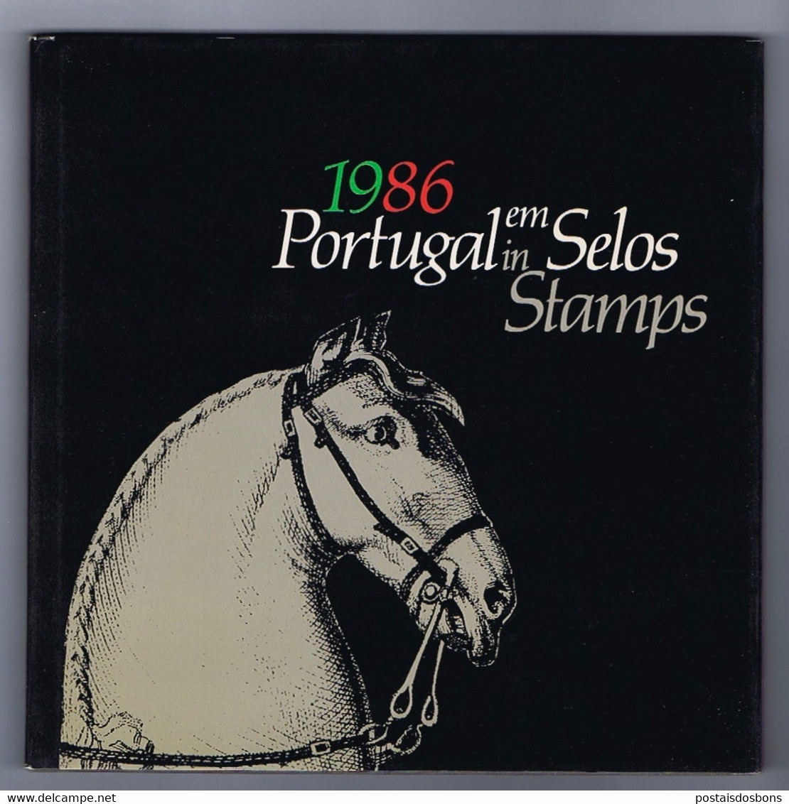 P10) Portugal Em Selos Livro CTT 1986 Completo NUM 179 - Libro Dell'anno