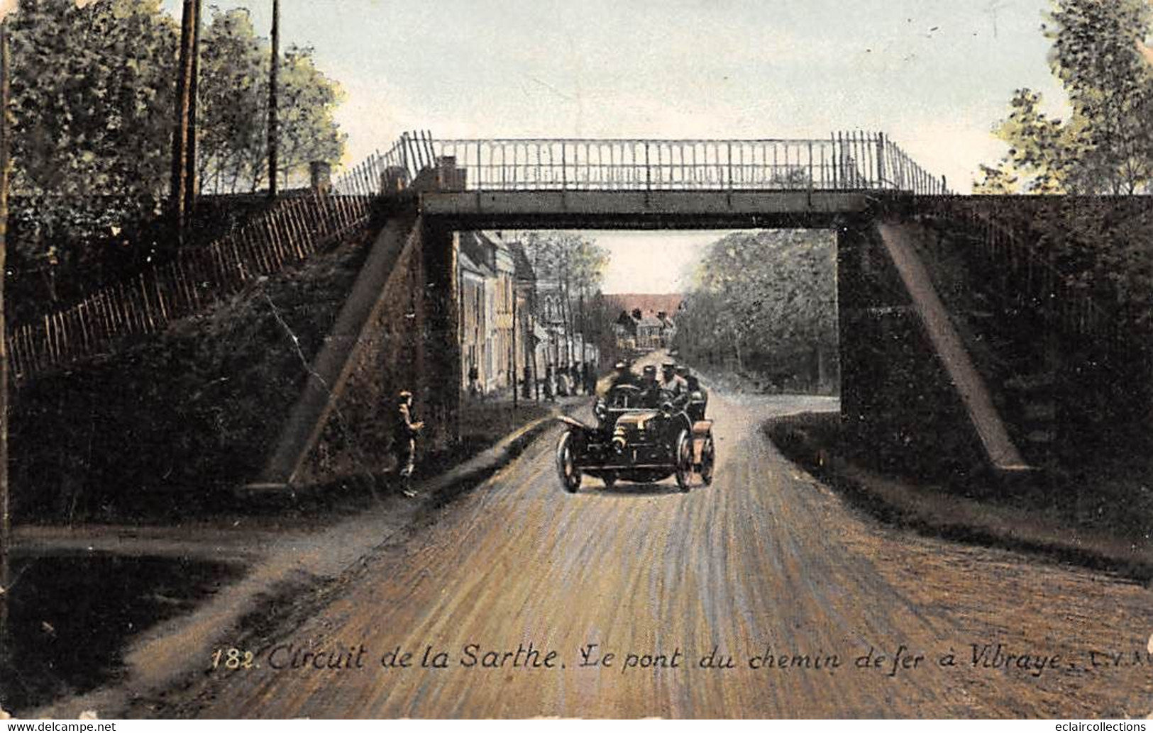 Vibraye            72          Circuit De La Sarthe. Le Pont Du Chemin De Fer            (voir Scan) - Vibraye