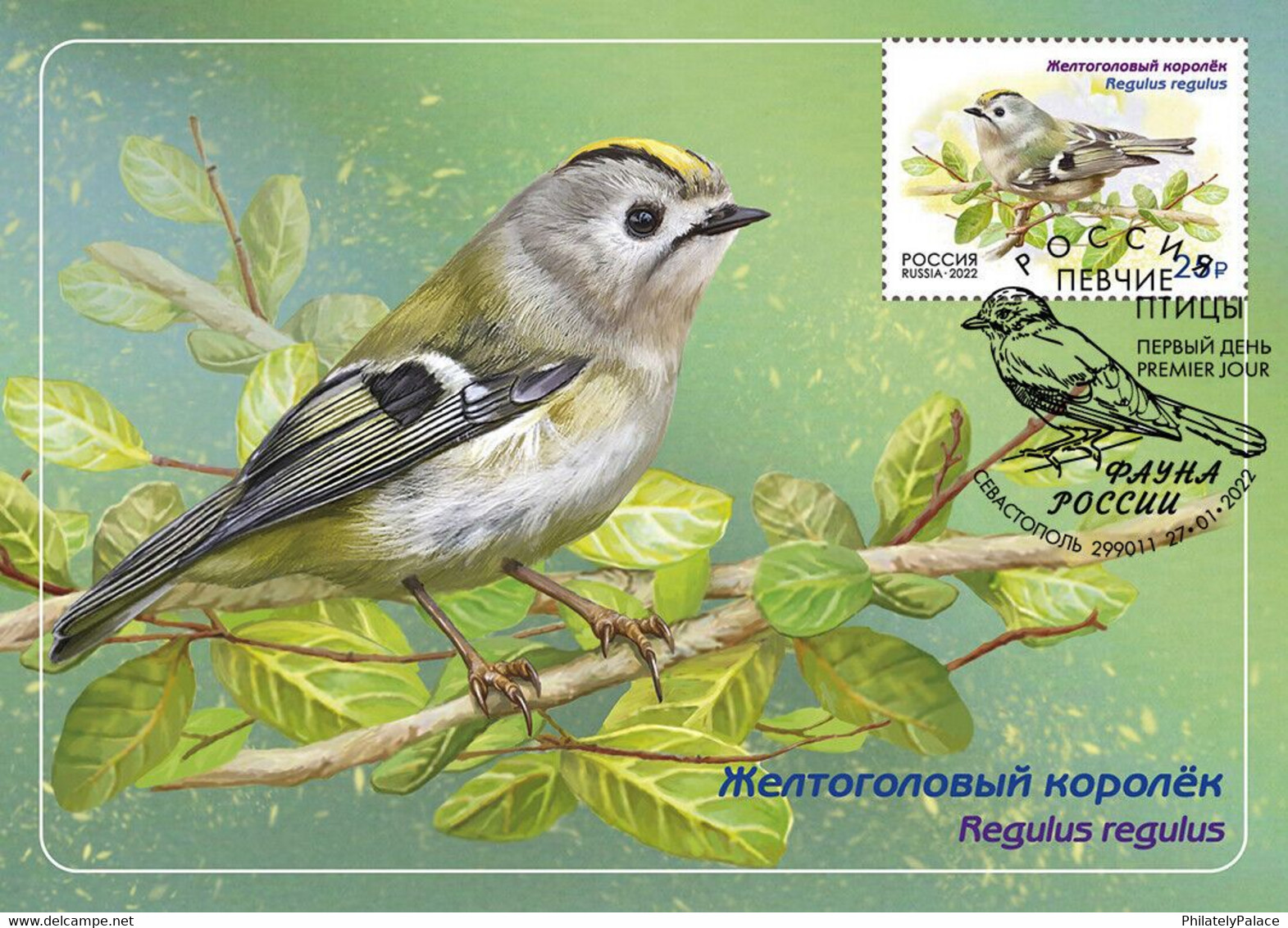 Russia 2022 Fauna Of Russia. Songbirds , Birds, Set Of 4 Maxicards, Maxi Card, Maximum  (**) RARE 1 Set Avaliable Only - Lettres & Documents