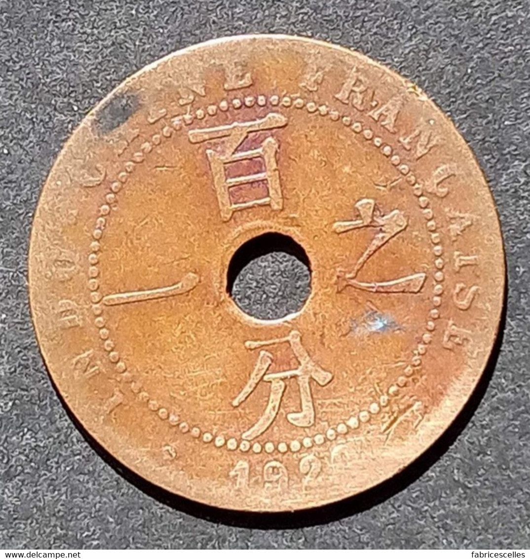 Indochine Française -  1 Cent 1920 - Frans-Indochina