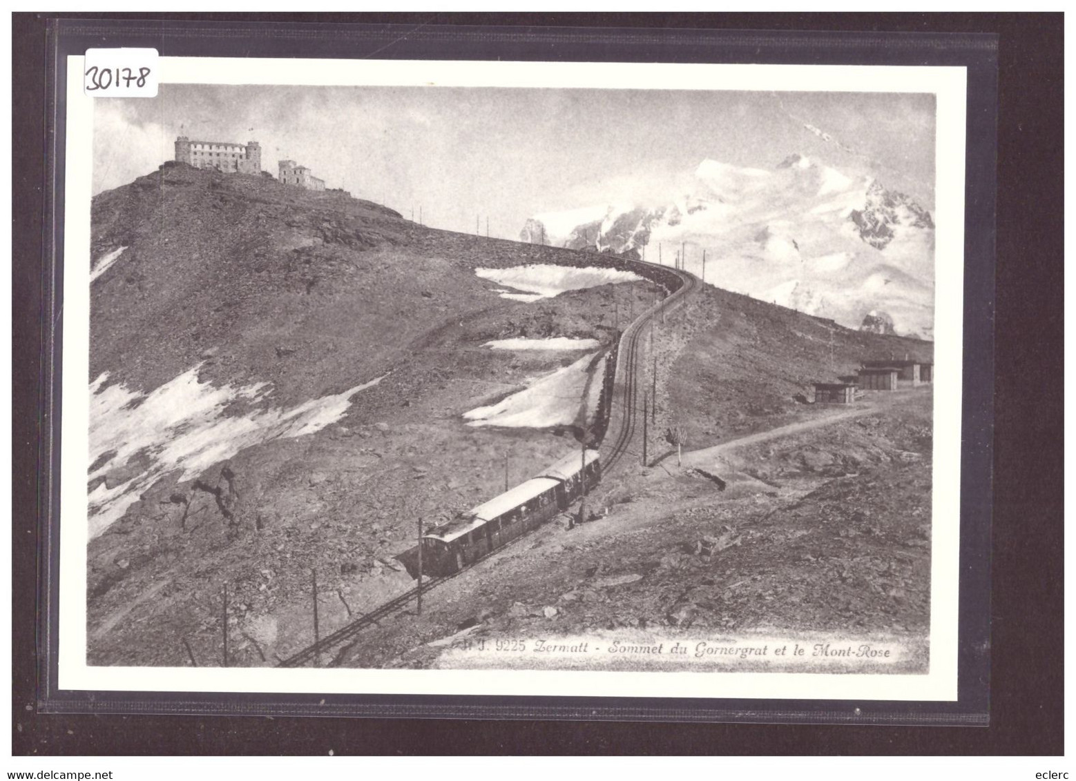 FORMAT 10x15cm - GORNERGRAT BAHN - REPRO ANNEES 70 - LEUTWILER VERLAG - TRAIN - BAHN - TB - Wiler Bei Utzenstorf